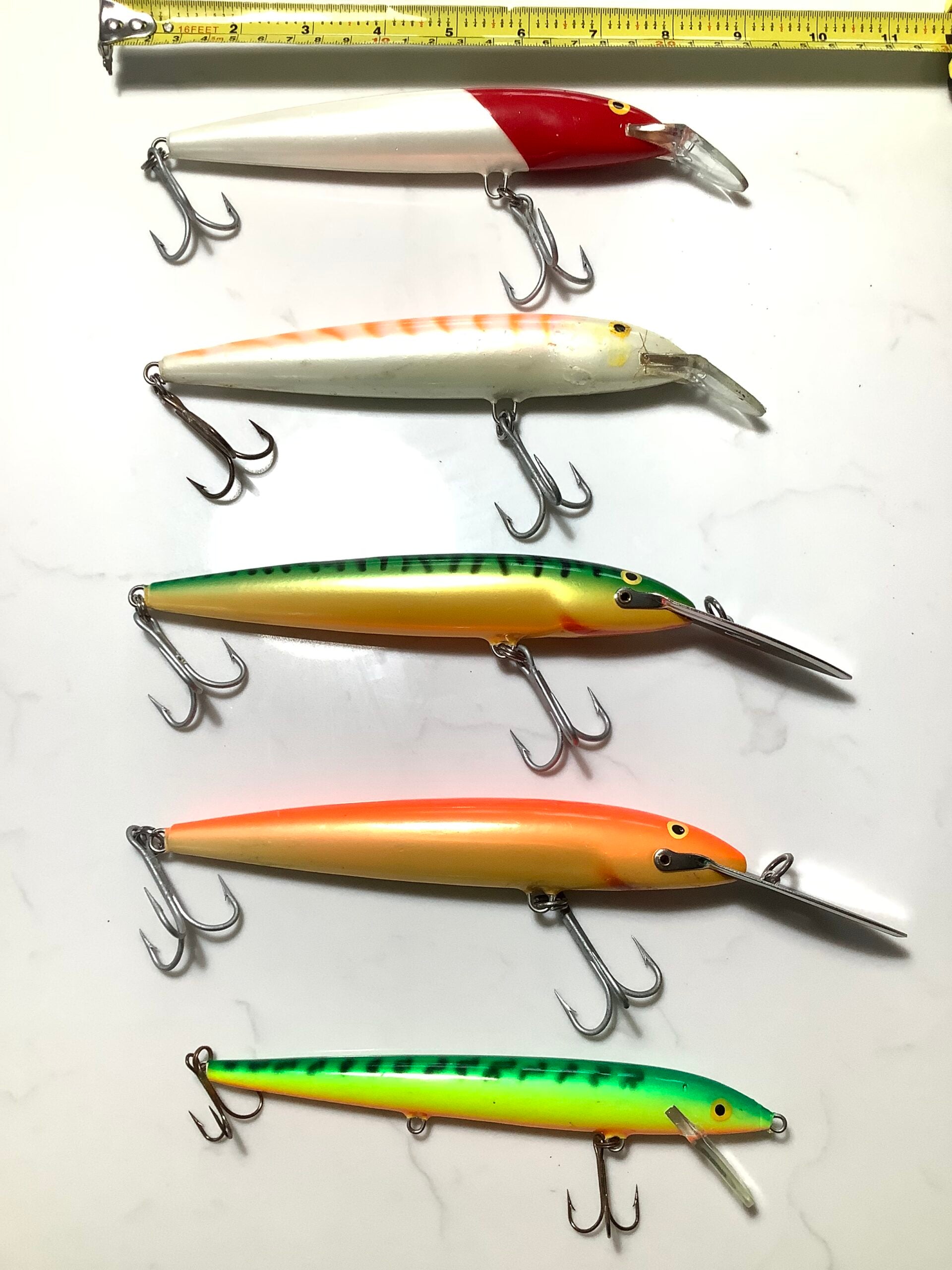 Large Size RAPALA Lures x 5