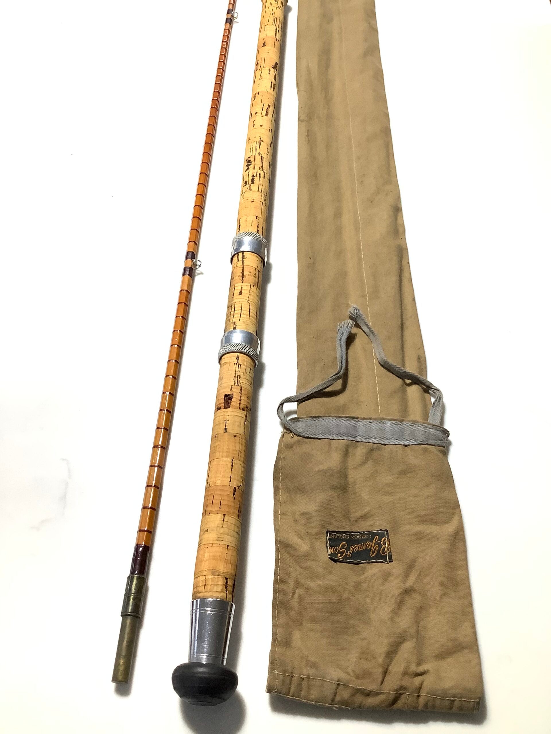 Vintage B.JAMES Richard Walker MKIV AVON Built Cane Rod
