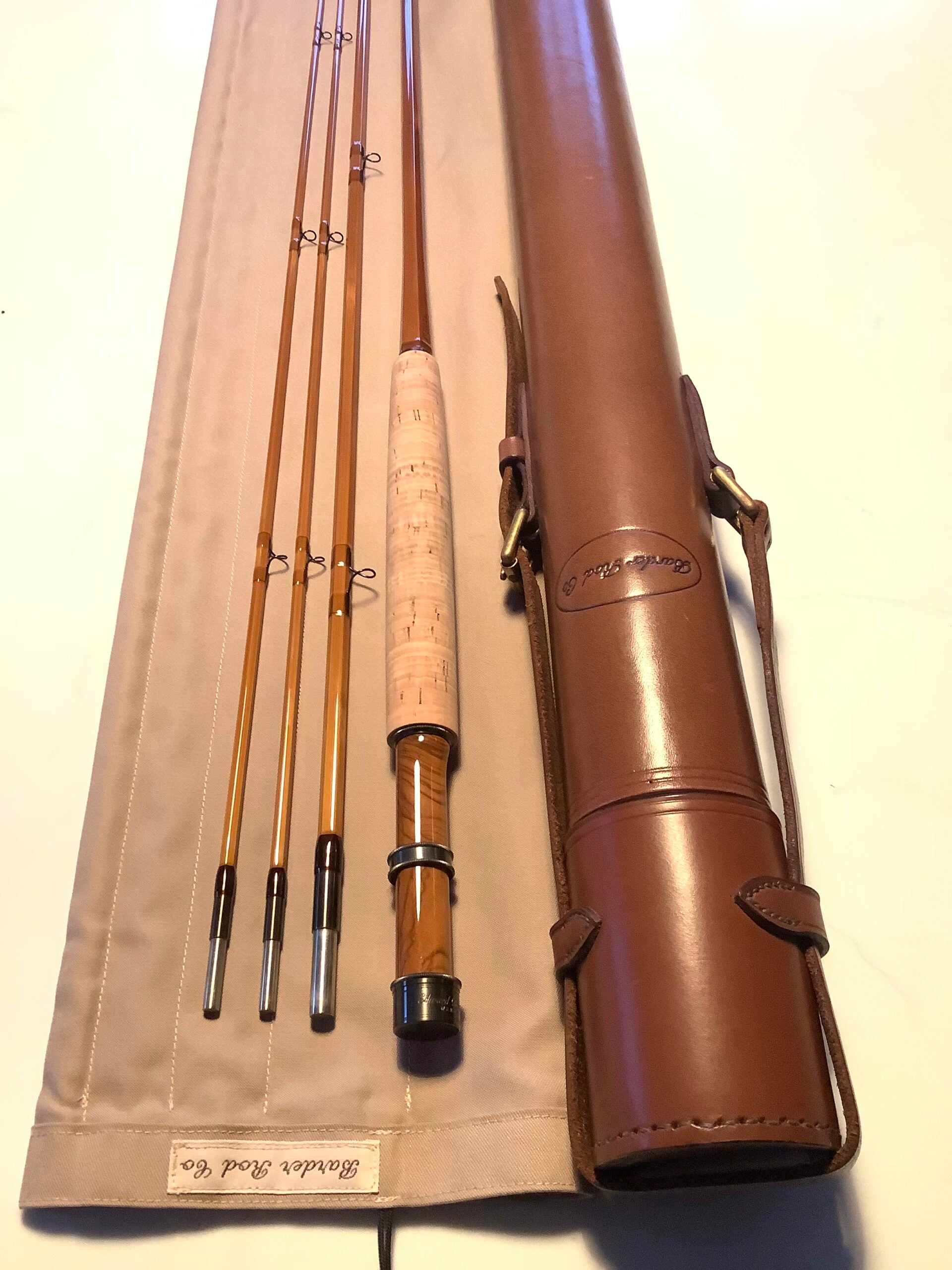 EDWARD BARDER 8ft 6” #6 Built Cane Fly Rod “Superb”