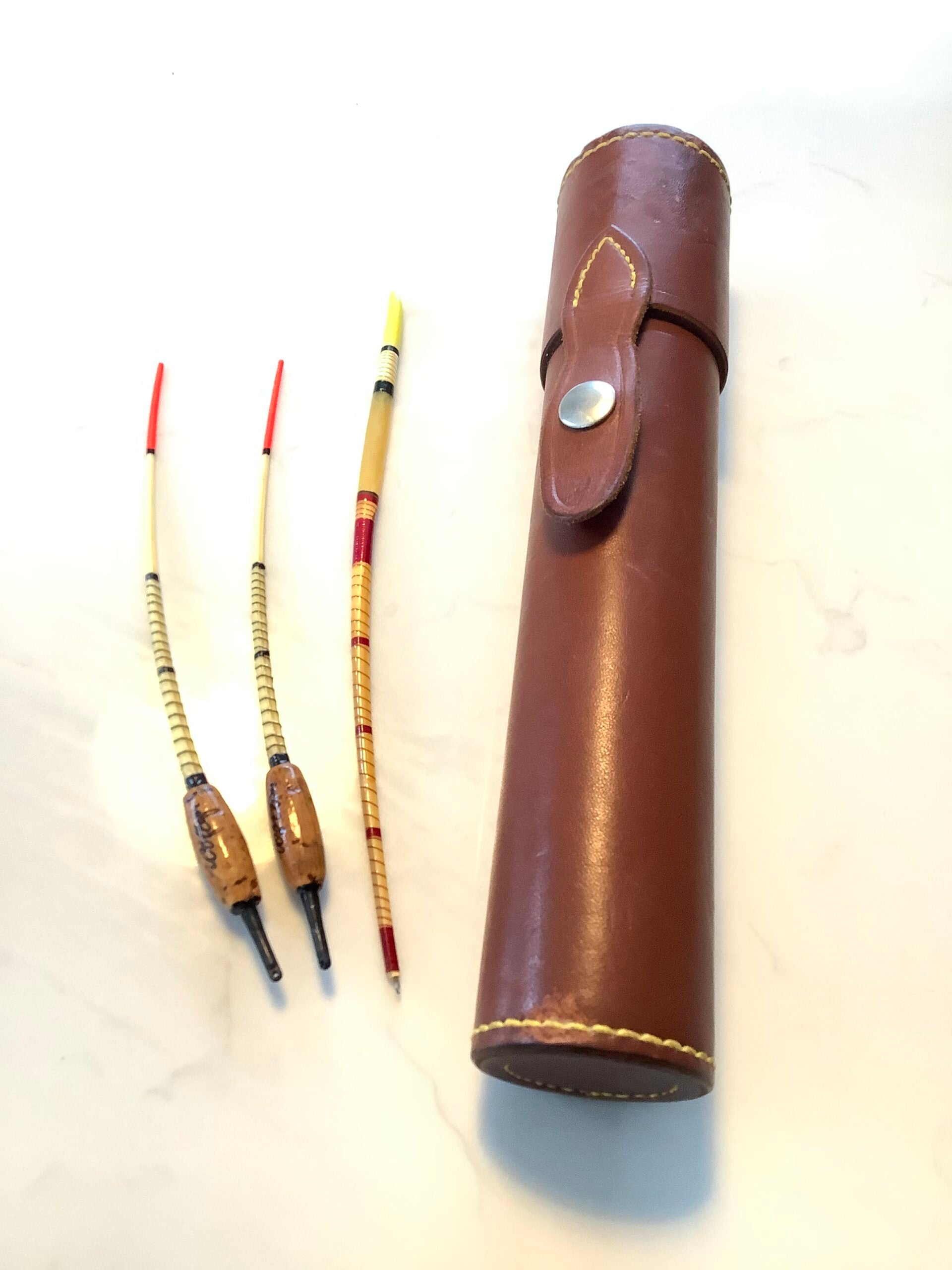 Grayling Society Hand Crafted Leather Float Holder
