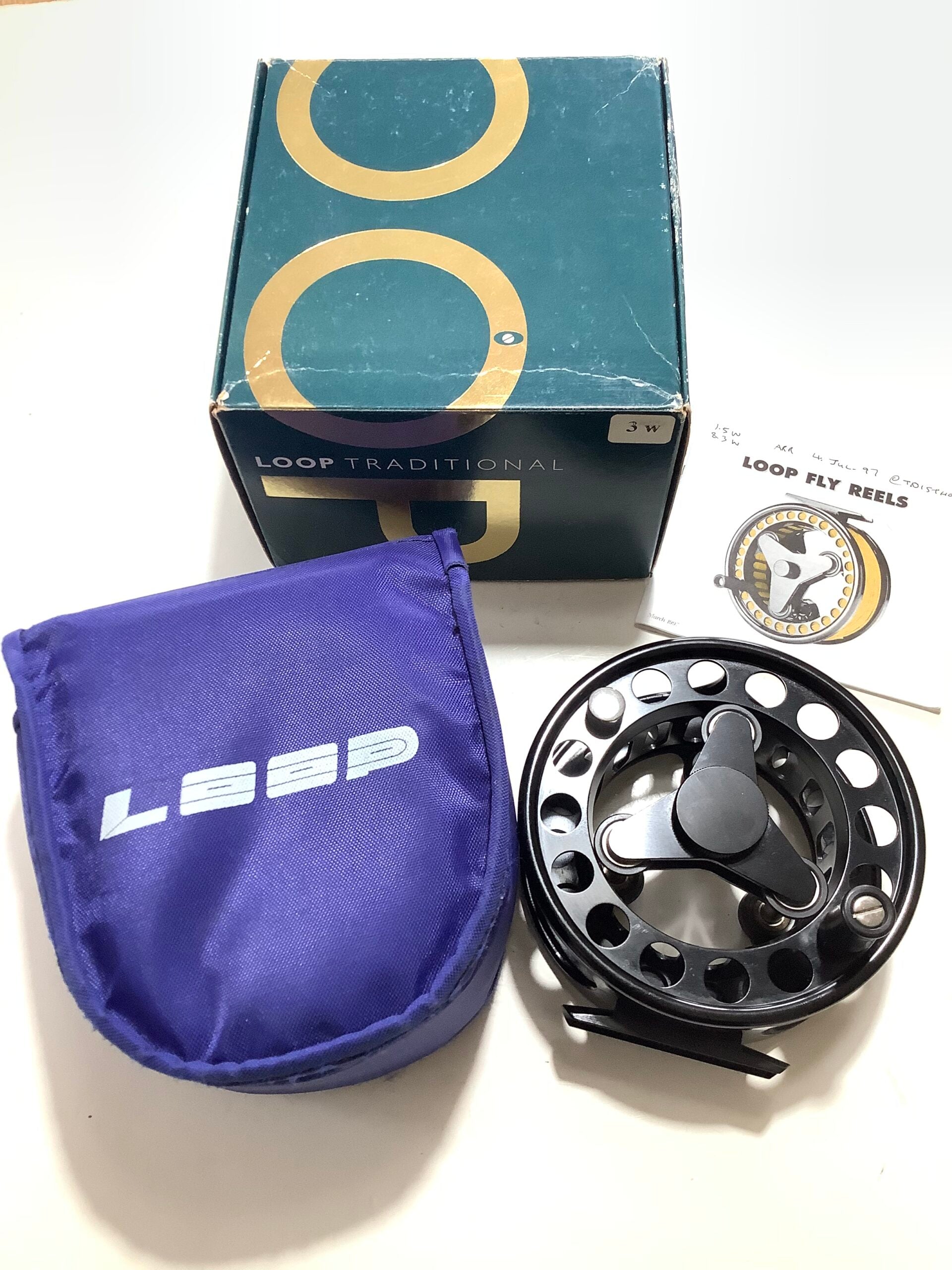 Mint Boxed TRADITIONAL LOOP 3W Fly Reel Mint Boxed TRADITIONAL LOOP 3W Fly Reel