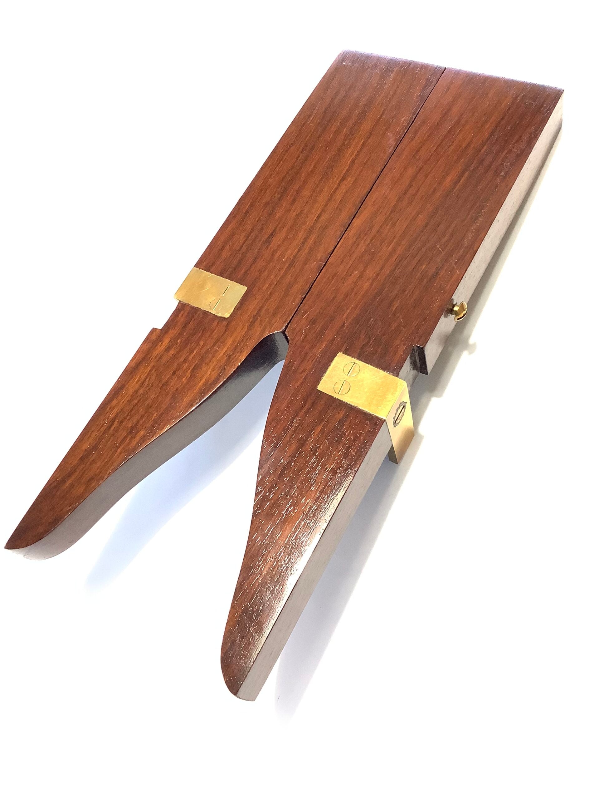 JAMES PURDEY Portable Rosewood Boot Jack with Canvas Leather case