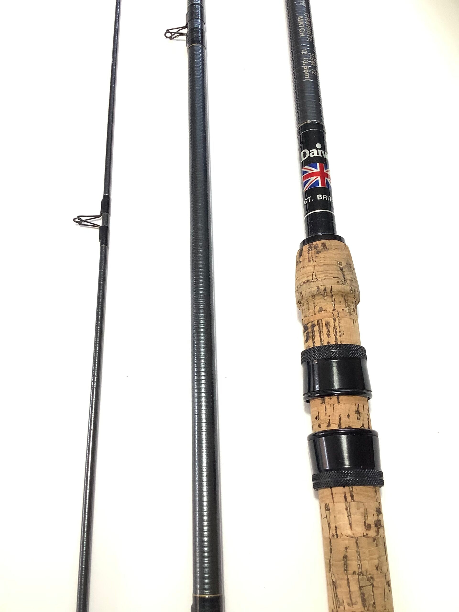 ◆◇12/4　168327　Daiwa　ダイワ　SUPER TANACOM S500　スーパータナコン S500　電動リール◇◆ MADE IN GREAT BRITAIN \u2013 DAIWA \u201cSUPER SENSOR \u2013 GRAPHITE MATCH\u201d 12\u2032 FISHING  ROD