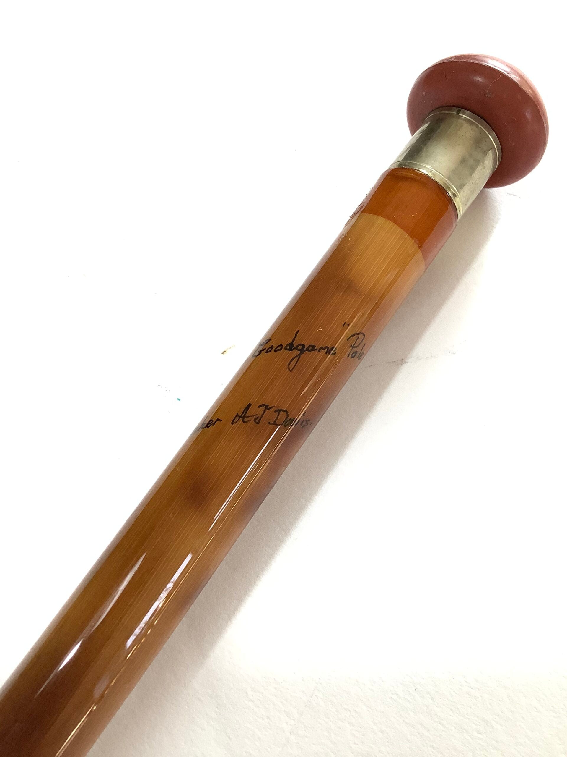 ANDREW DAVIS Traditional Tonkin Cane Landing Net Pole – Antique & Vintage Fishing Tackle