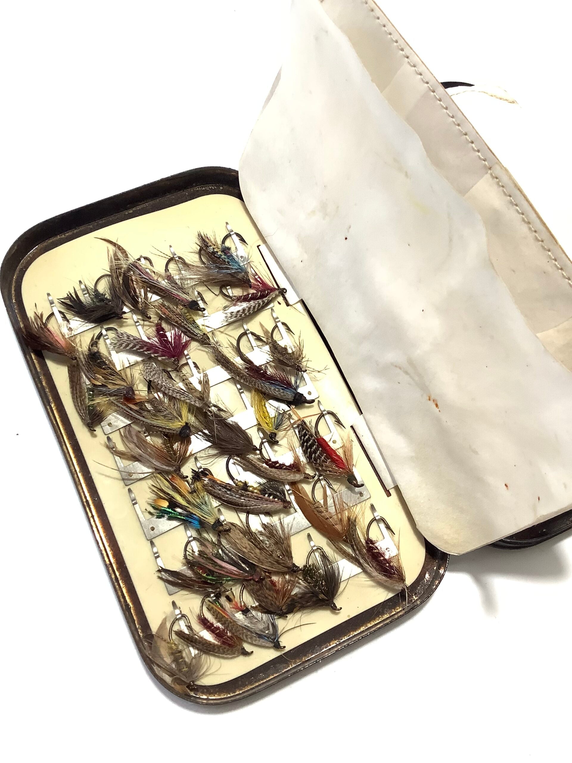 Antique Japanned Rare Fly Box