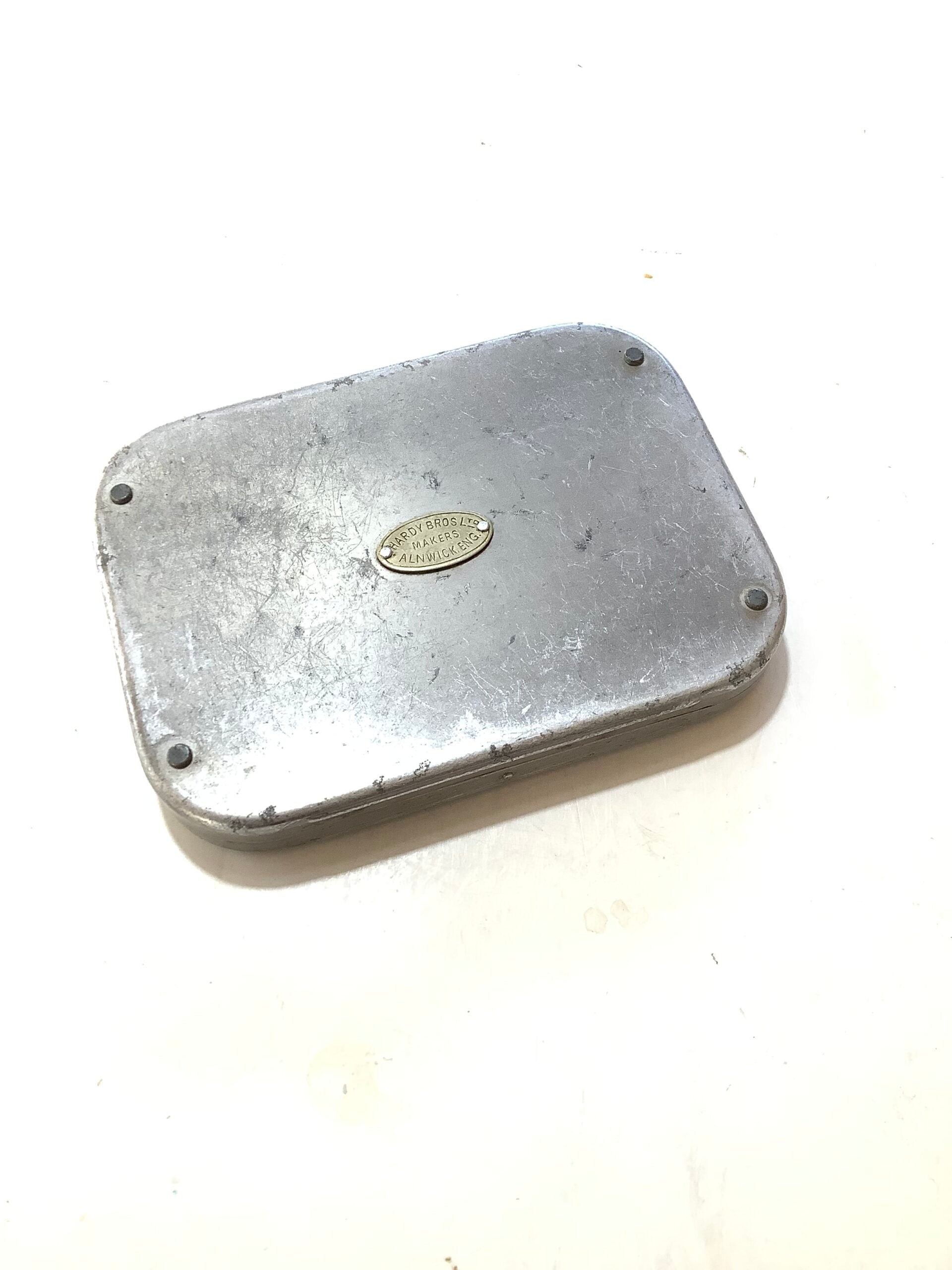 Vintage Hardy Bros trout fly clip Box