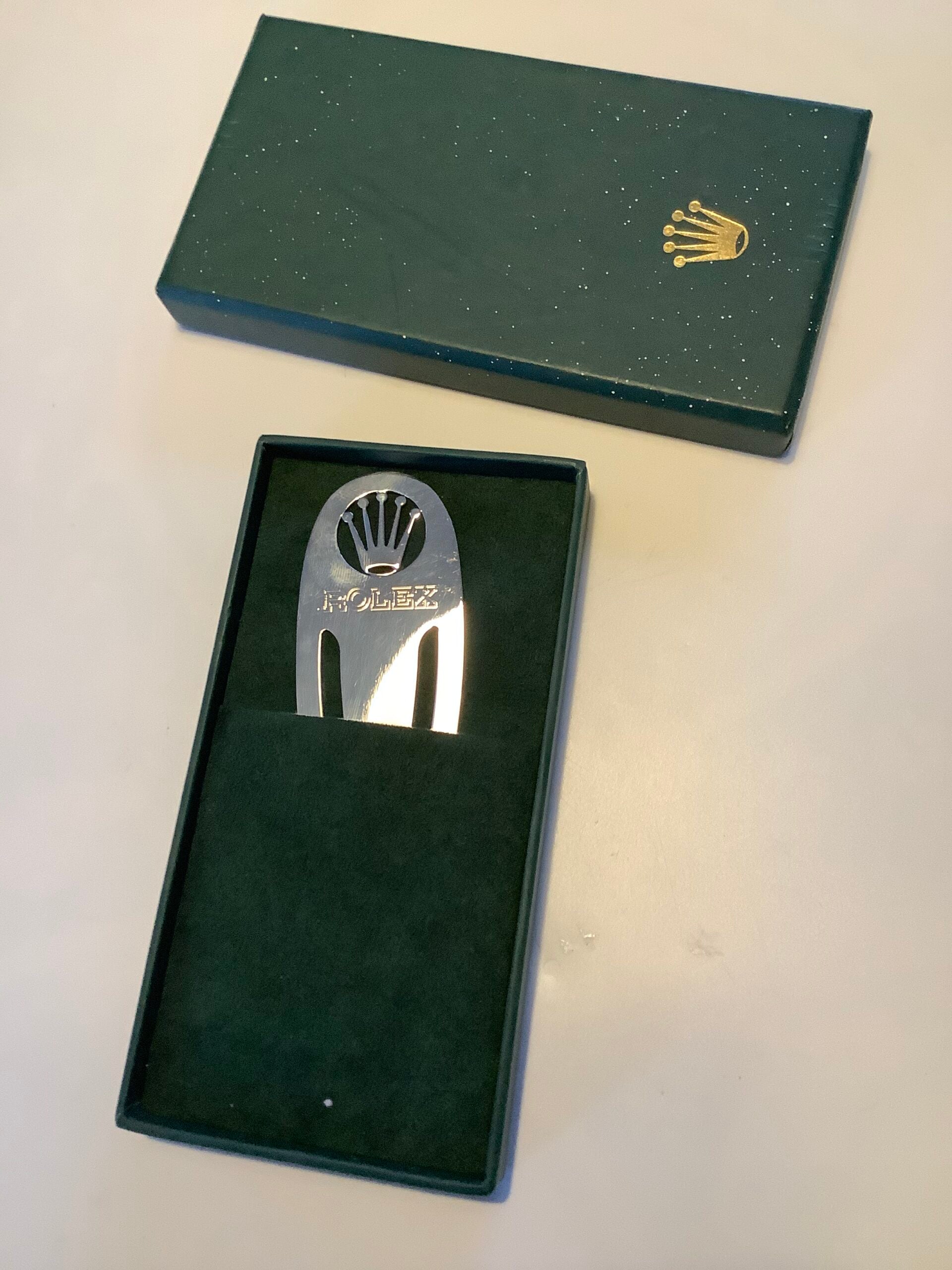 Rare Rolex silver Book Marker
