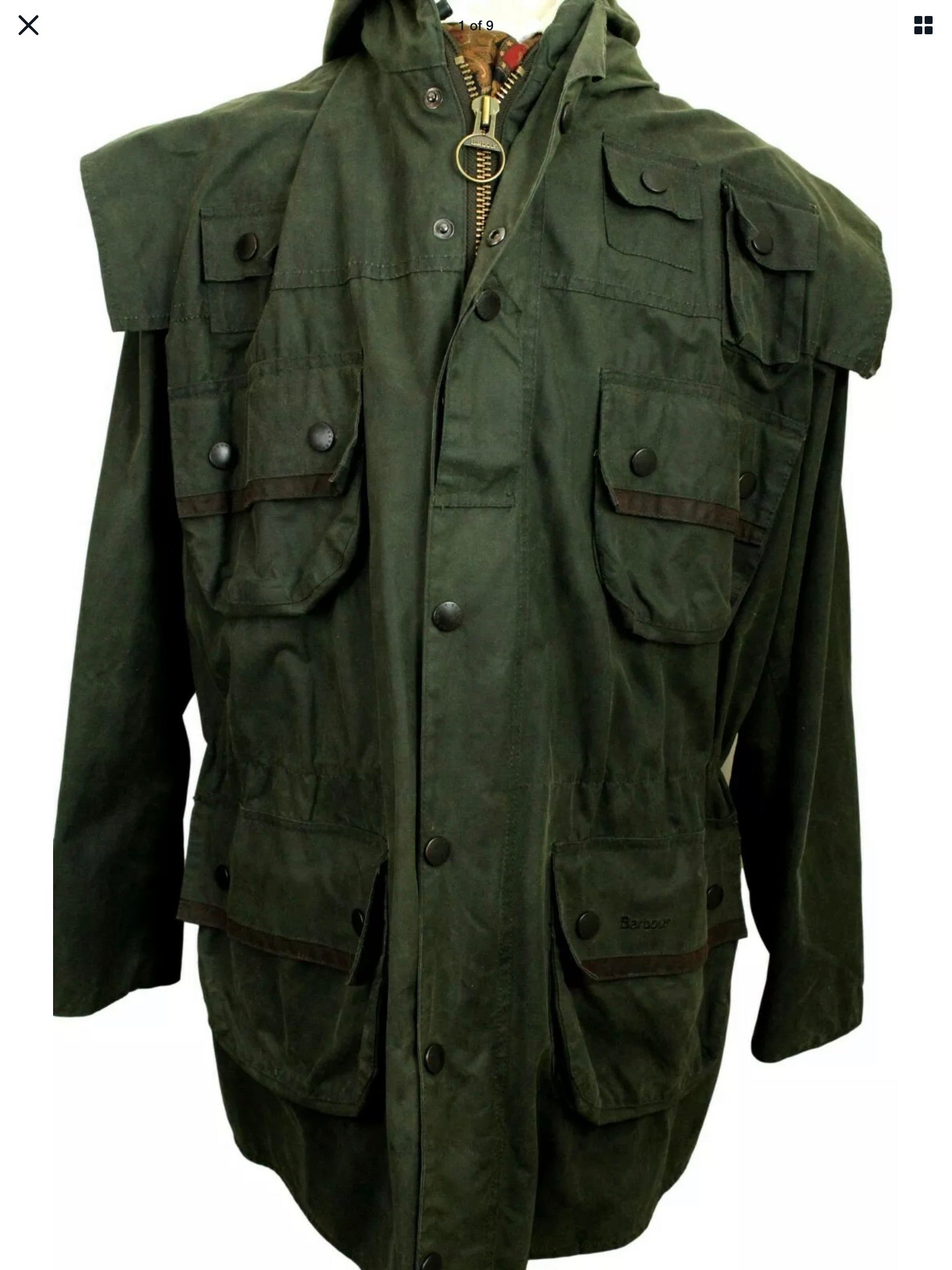 Super Rare Barbour Military Commando “ Nethercott Parka”