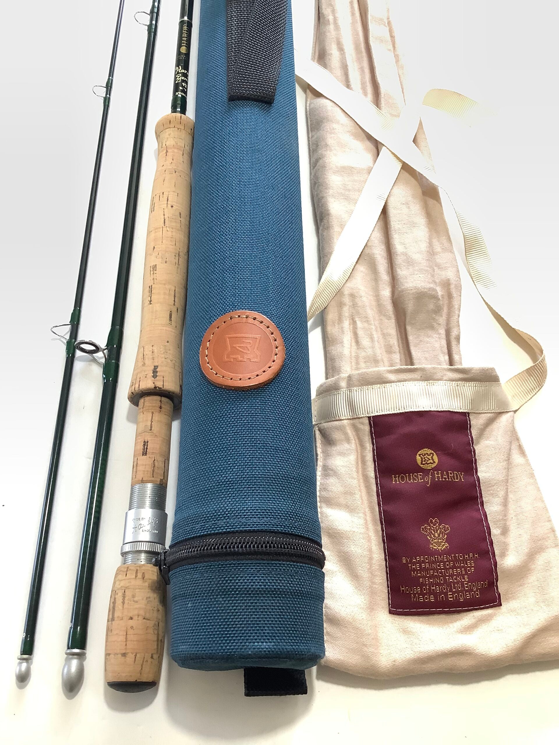 blue halo fishing pole Glass 8'6" 7wt 3pc- USED Bass Fishing Halo Fly Rods