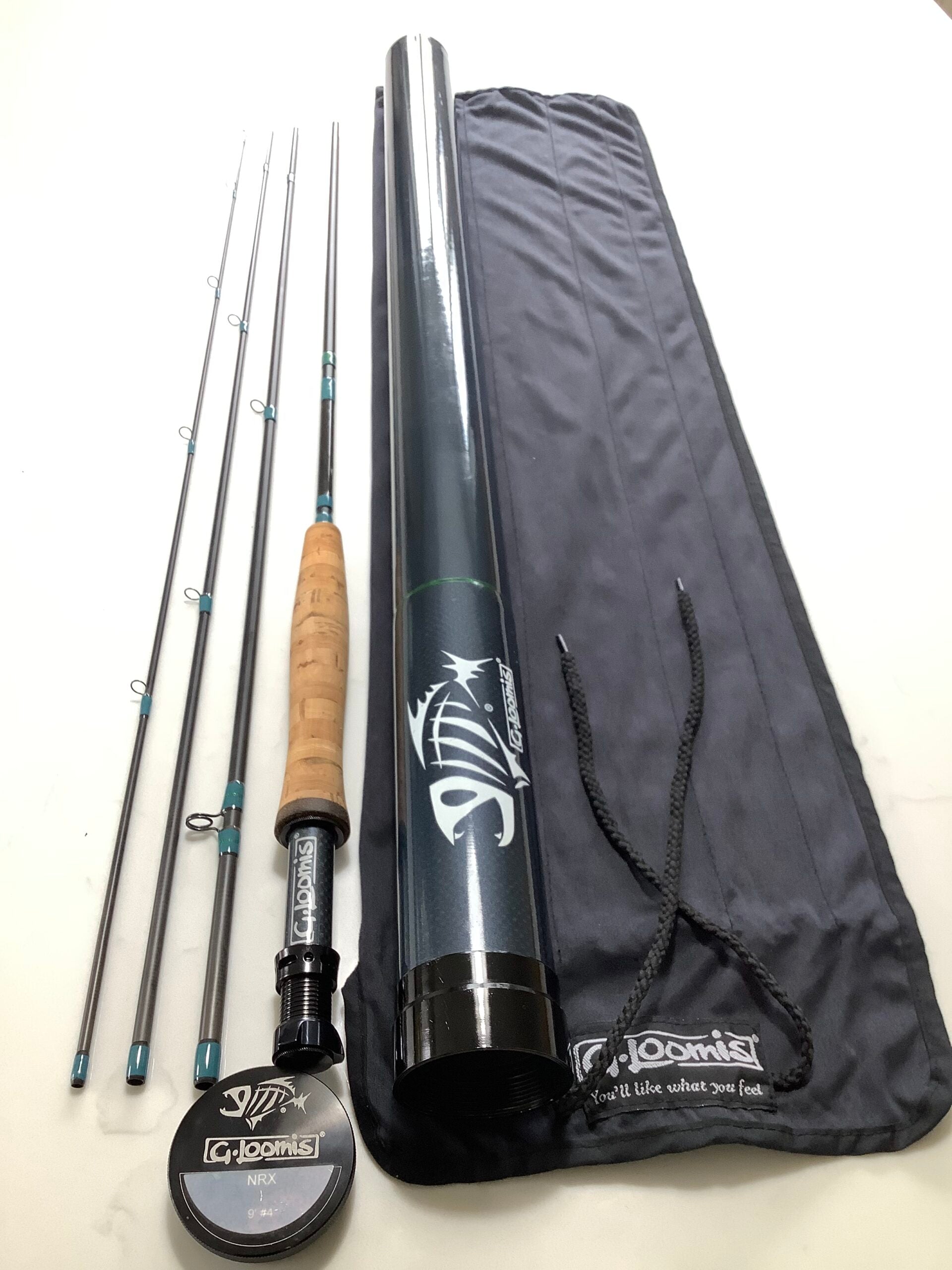 G.LOOMIS NRX Rare BLUE 9ft #4 Fly Rod As NEW