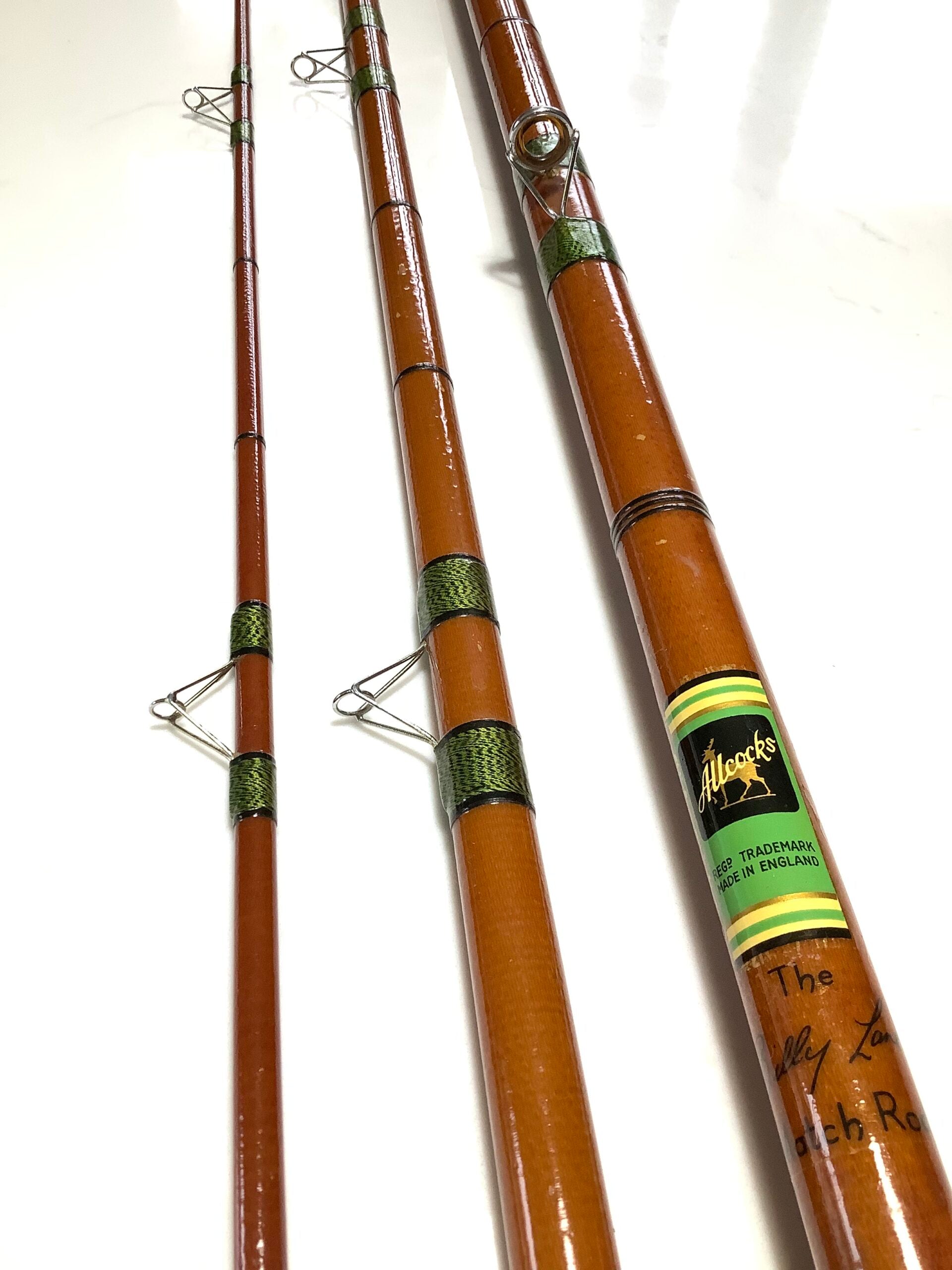 Vintage Allcock Co BILLY LANE Match Rod 12ft