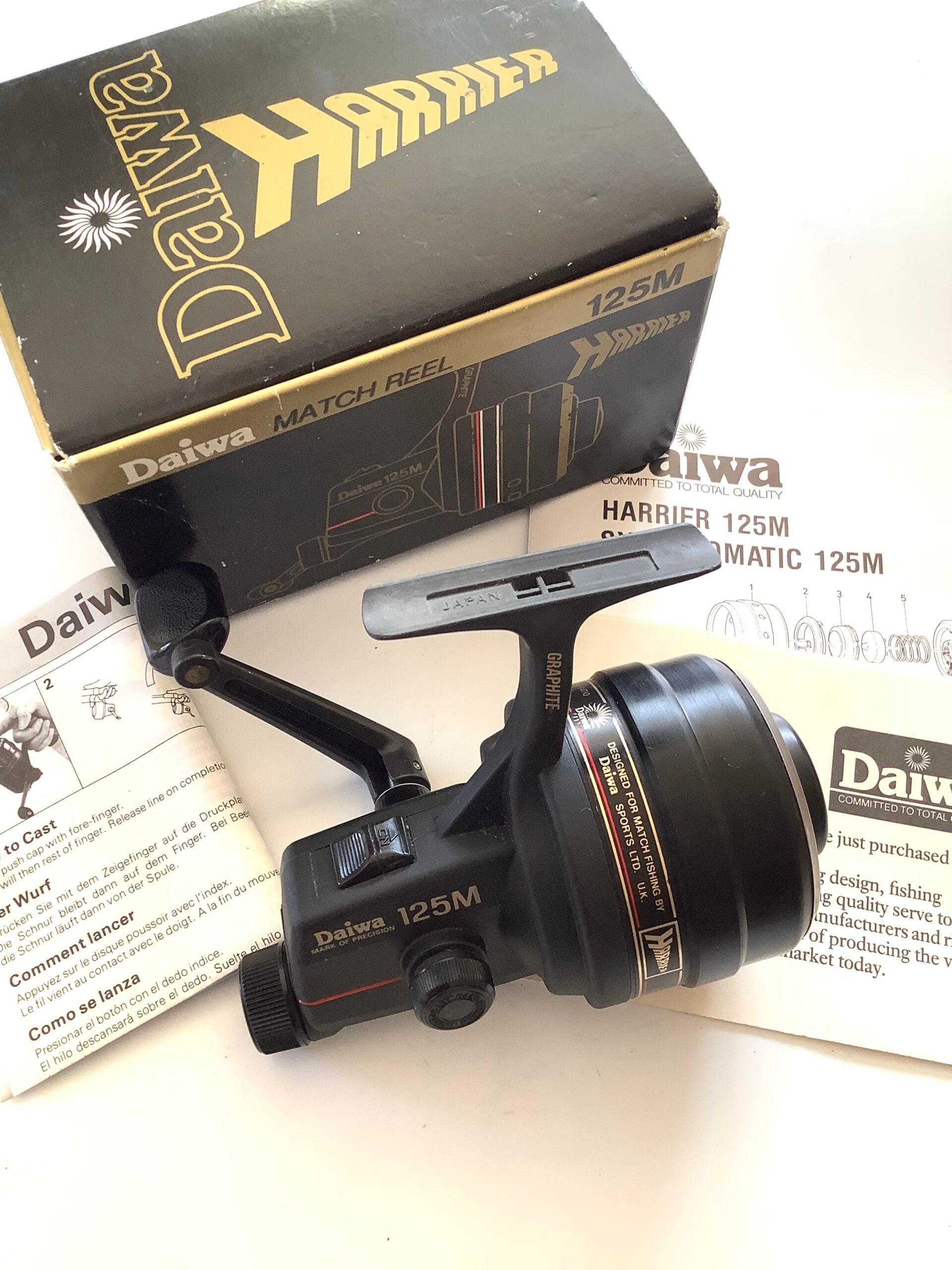 Vintage Daiwa 125M Harrier Reel
