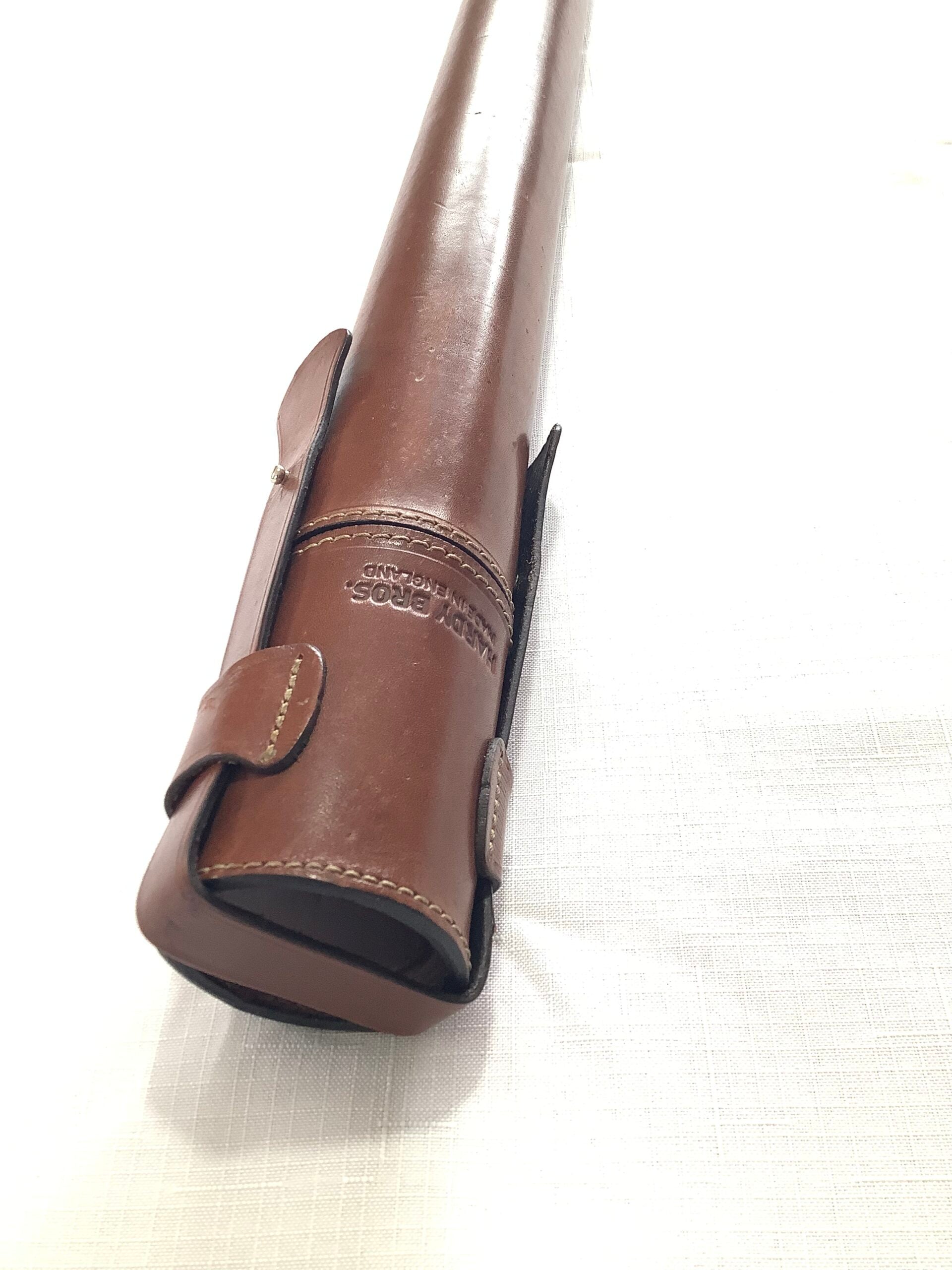 Very Rare HARDY BROS Crafted Leather Rod Carrier