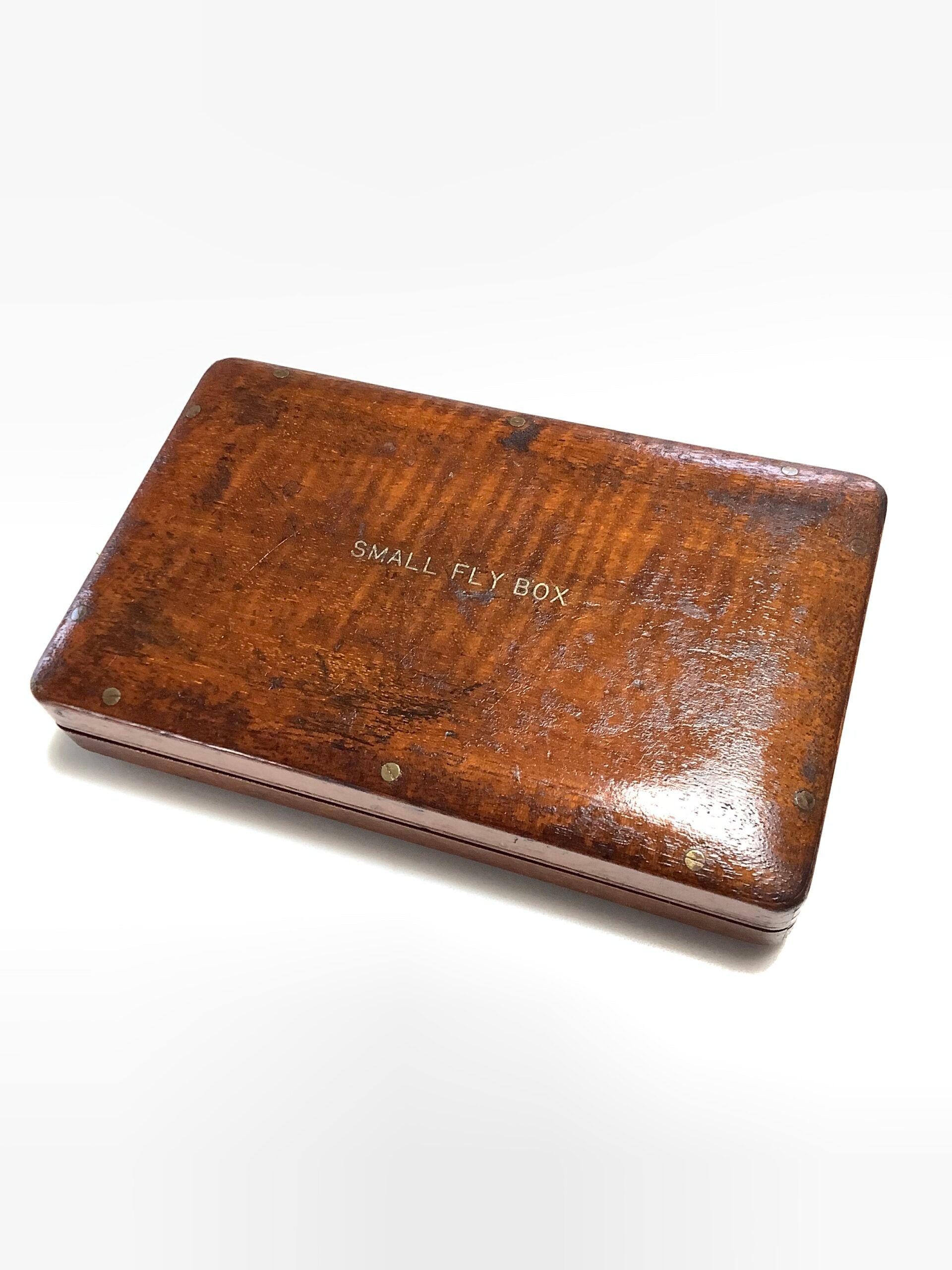 Rare Antique HARDY BROS “ The Club “ Small Fly Box