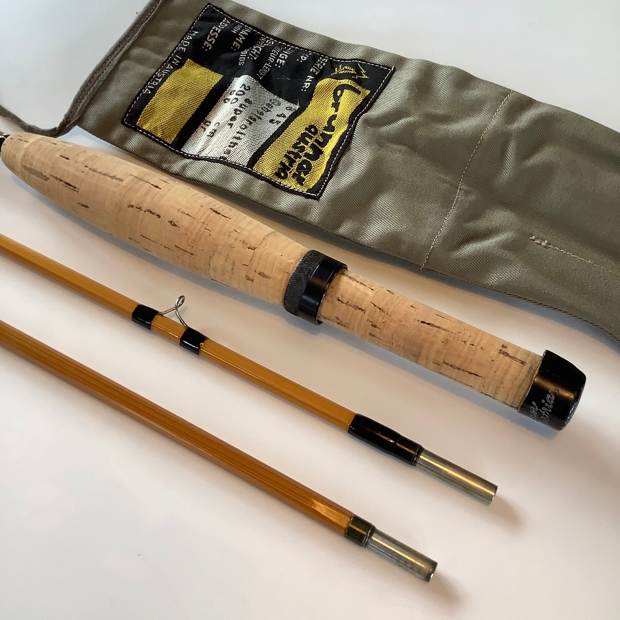 A Rare Walter Brunner of Austria “Gebetsroither Super” built cane fly rod