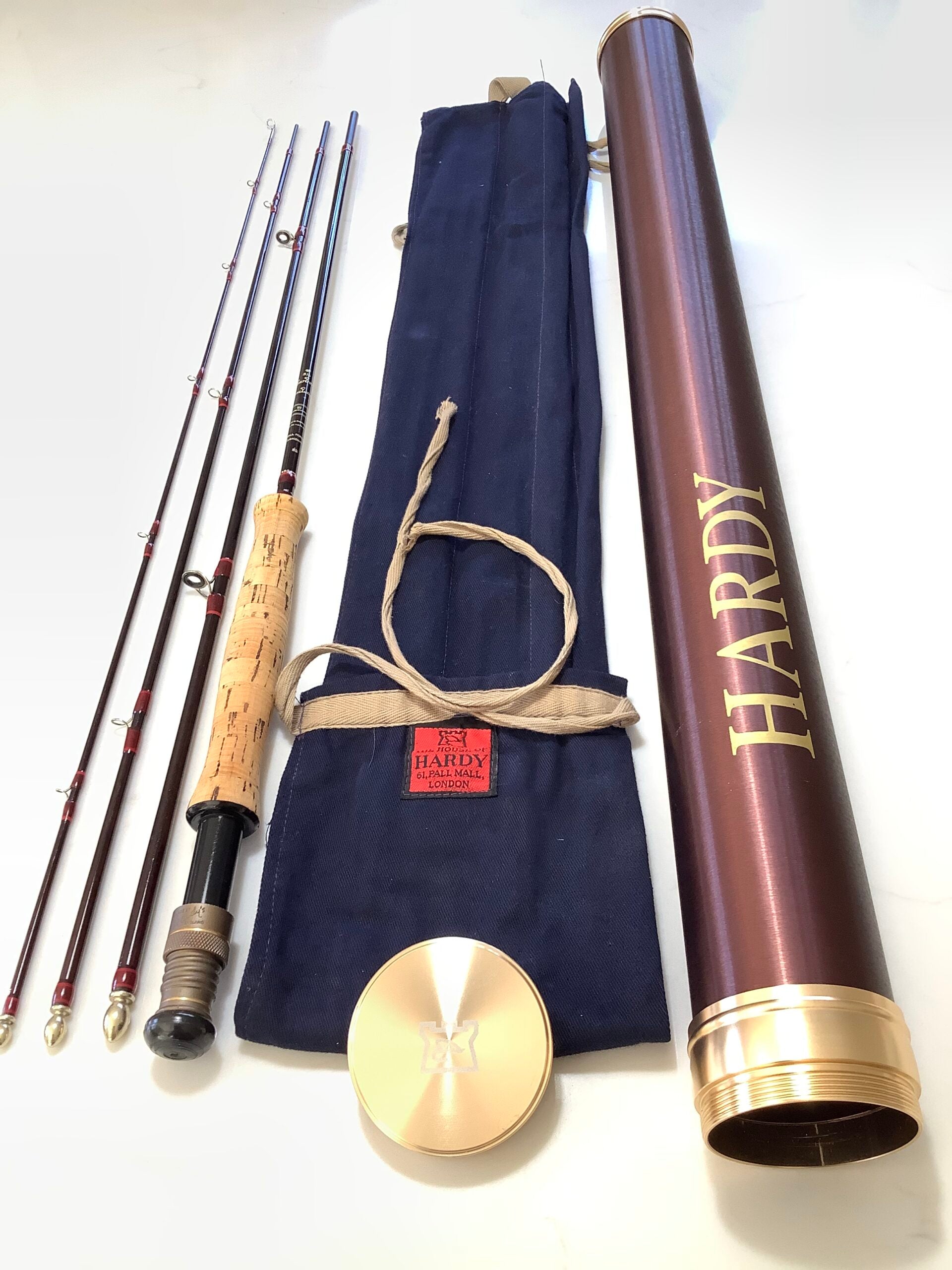 Rare Limited Edition Hardy Bros EXCLUSIVE PALL MALL 8 1/2ft Fly Rod