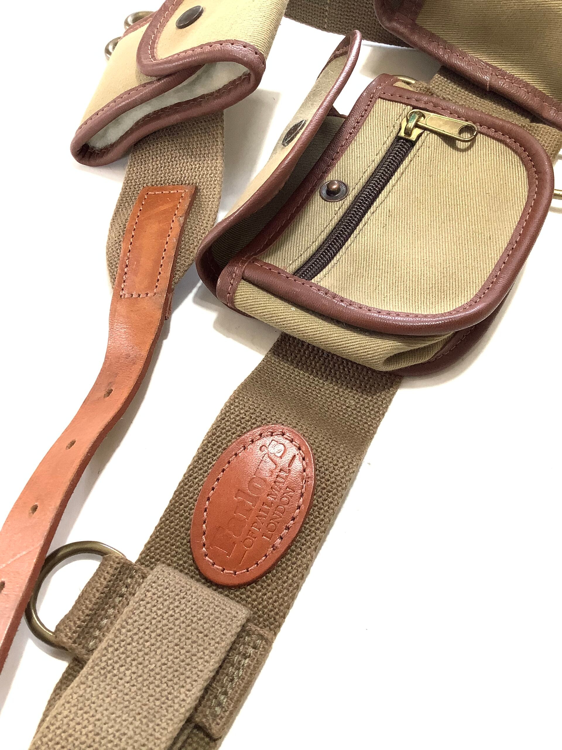 FARLOWS OF PALL MALL LONDON FLY FISHING HOLD-ALL BELT