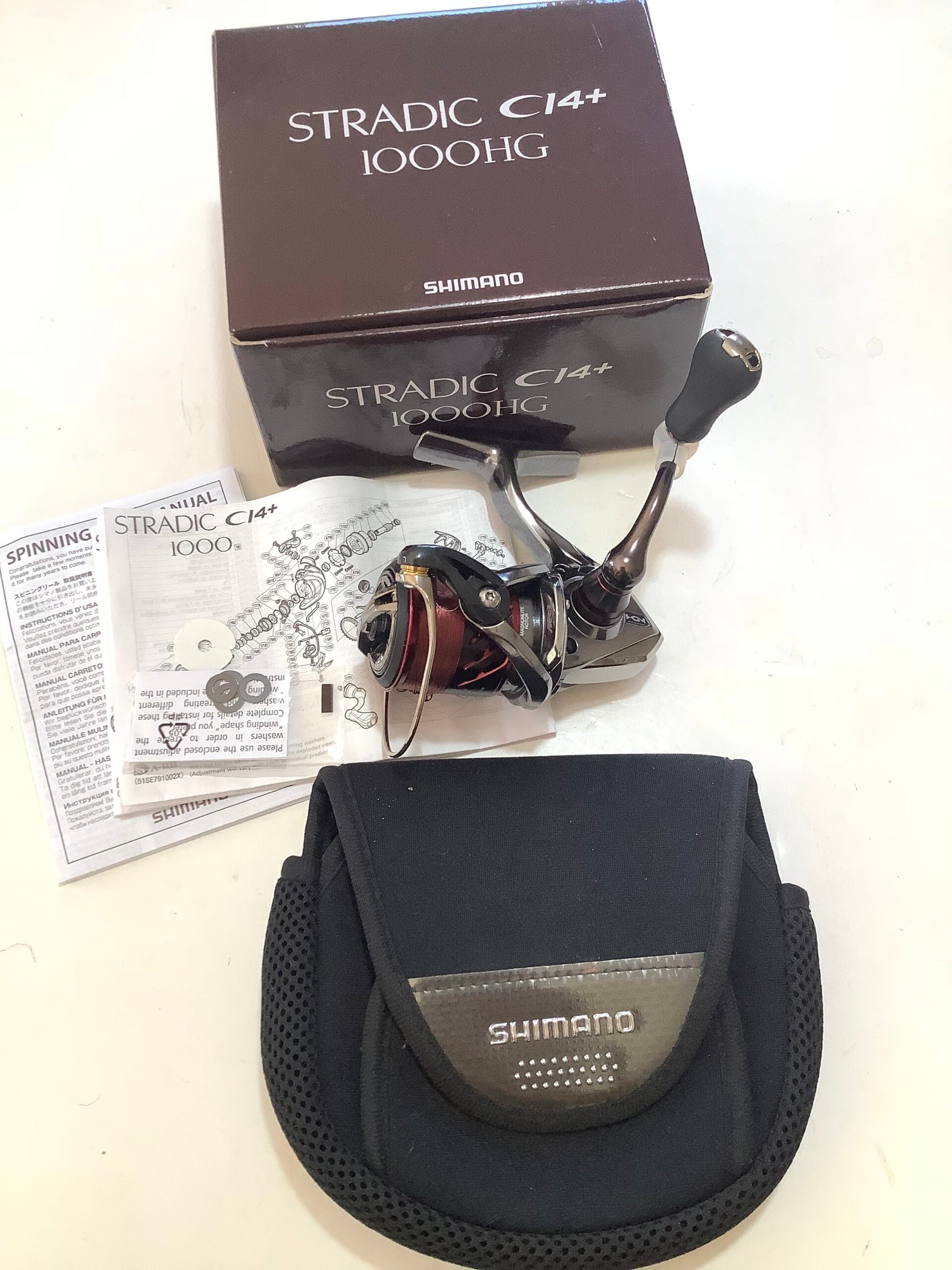 NEW SHIMANO STRADIC CI4+ 1000HG Reel