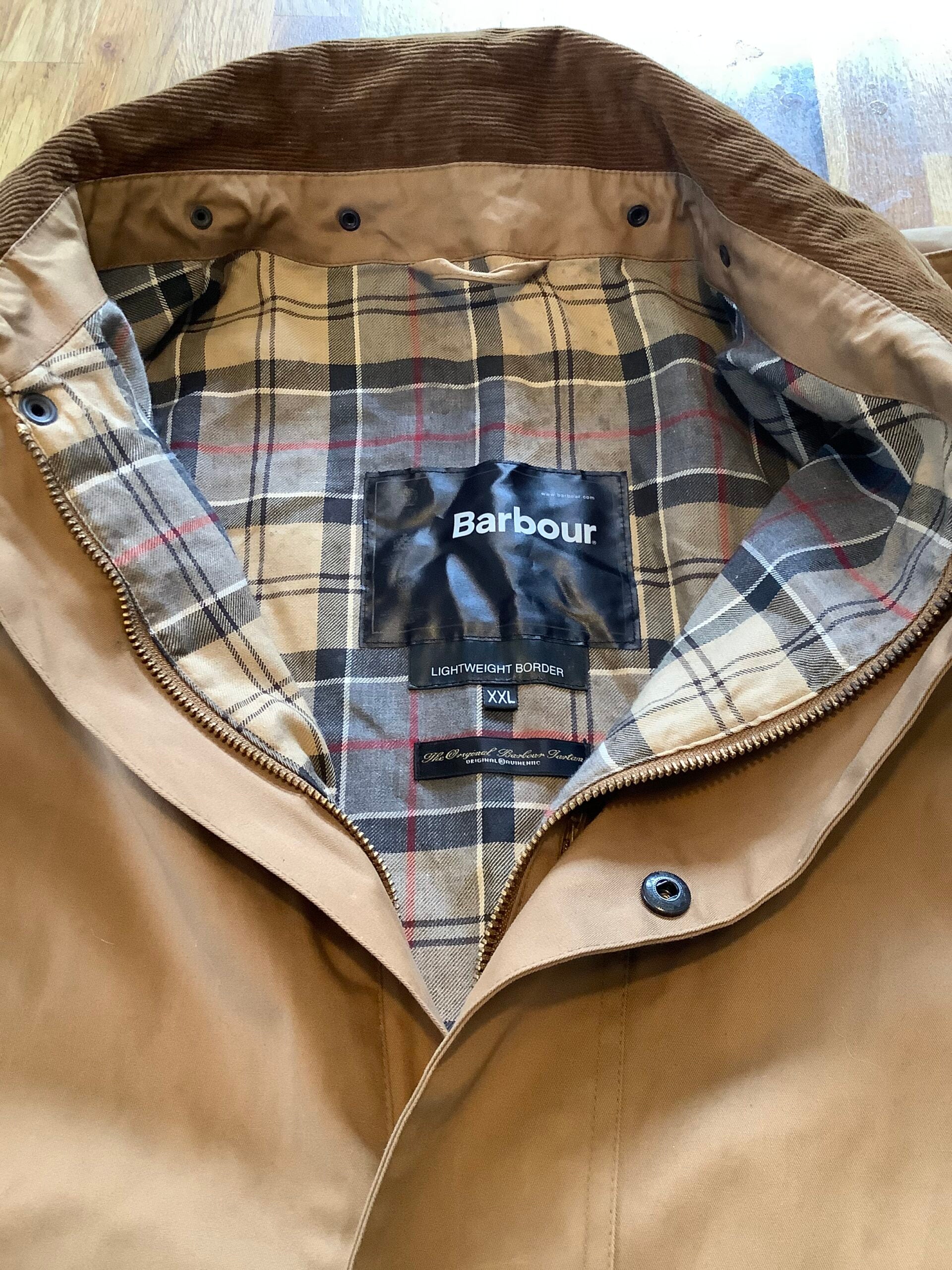 Rare Barbour Lightweight Border XXL 3/4 Length Coat – Antique