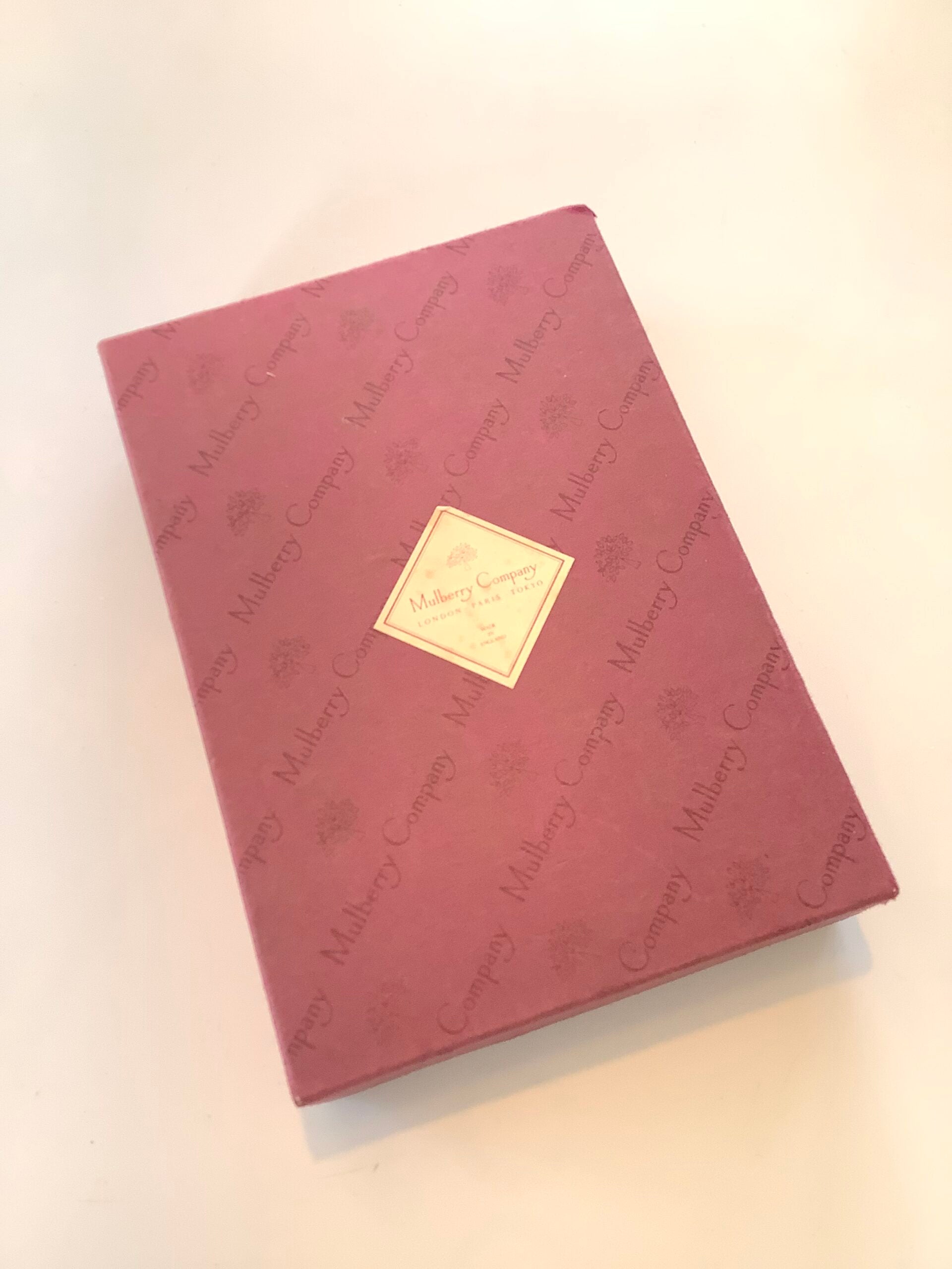 Rare Vintage Boxed Mulberry Company Hip Flask