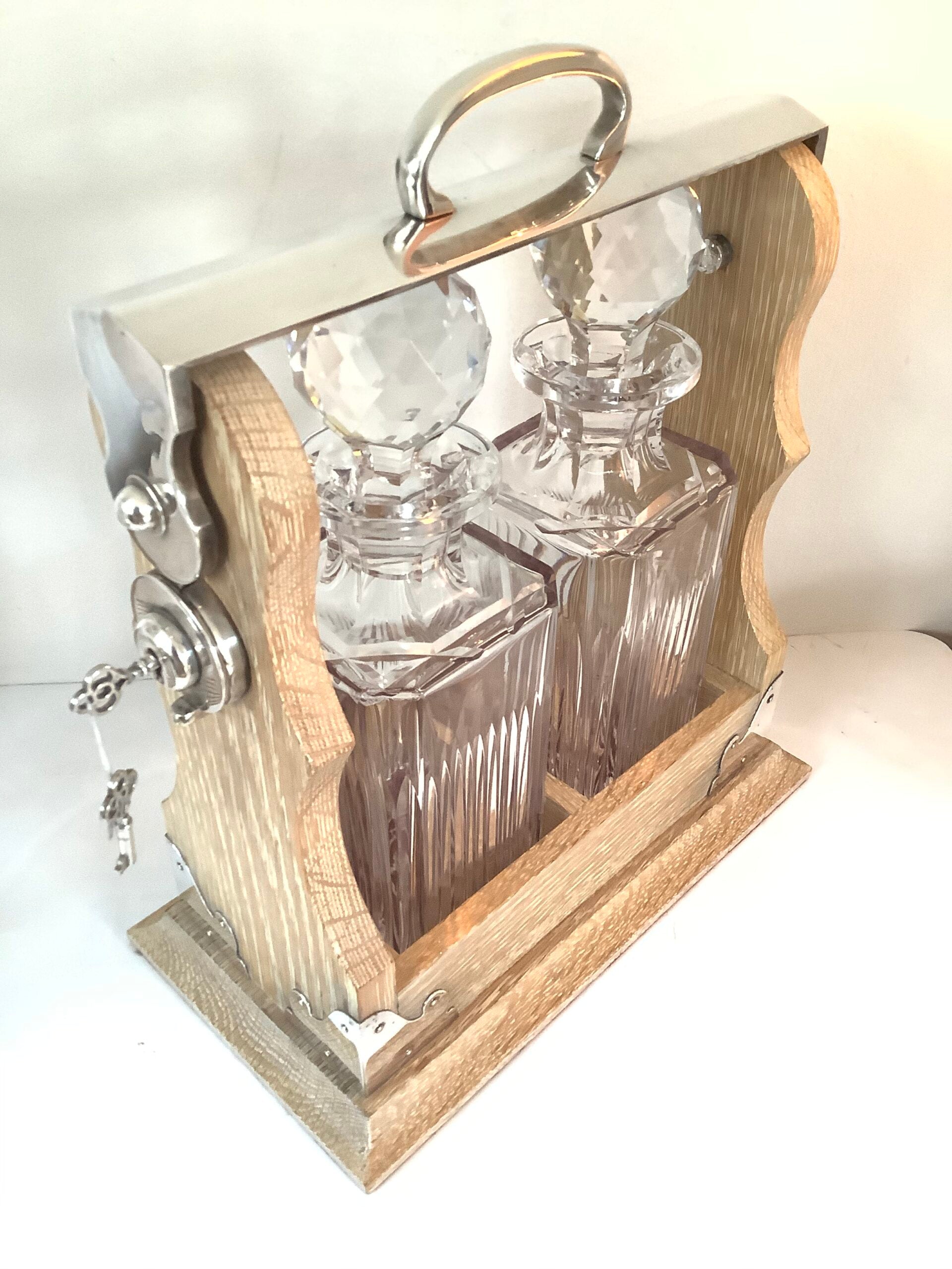 Asprey of London dual decanter Tantalus