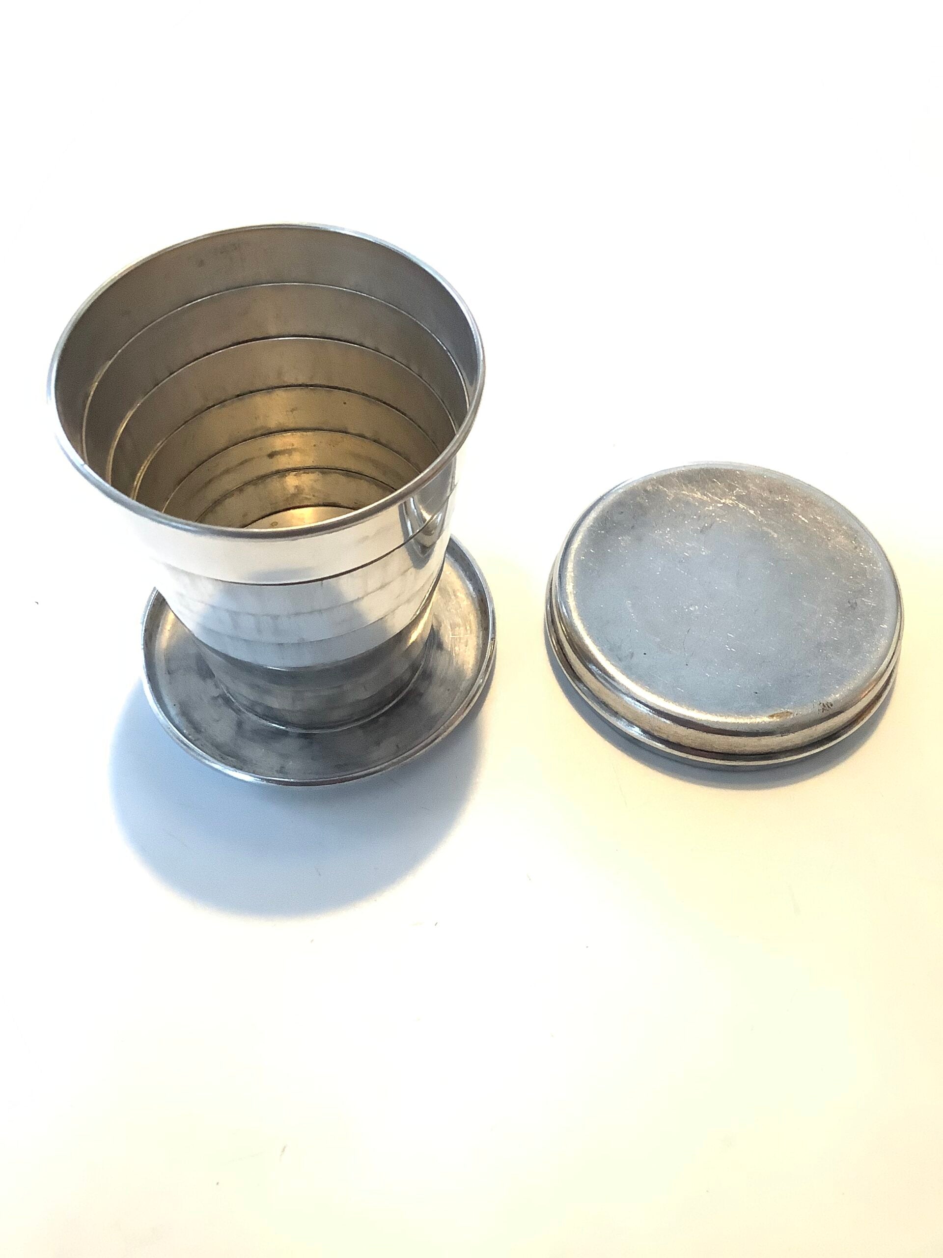 Antique collapsible Stirrup Cup