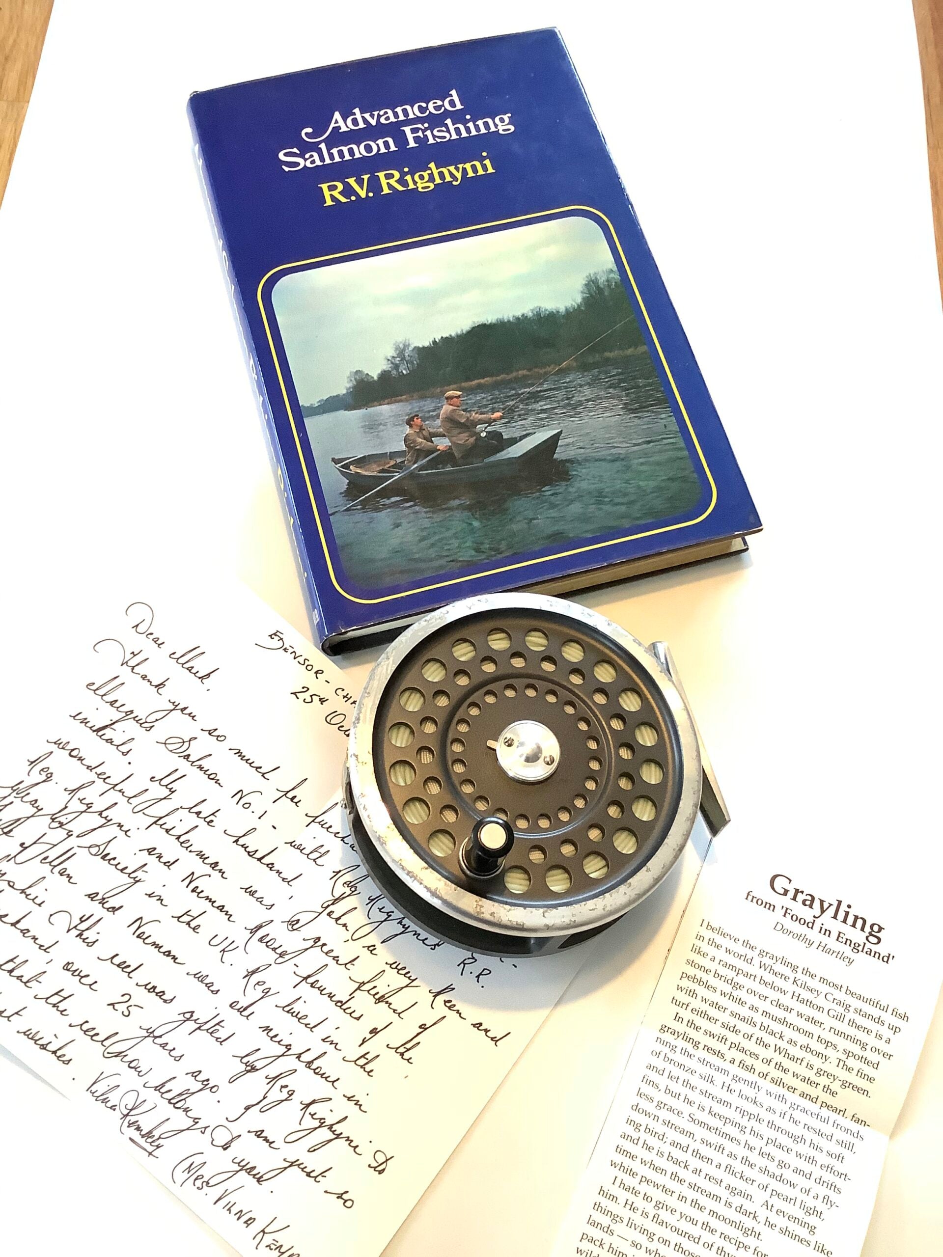 Mr R.V Righyni own Hardy Bros Marquis Salmon Fly Reel