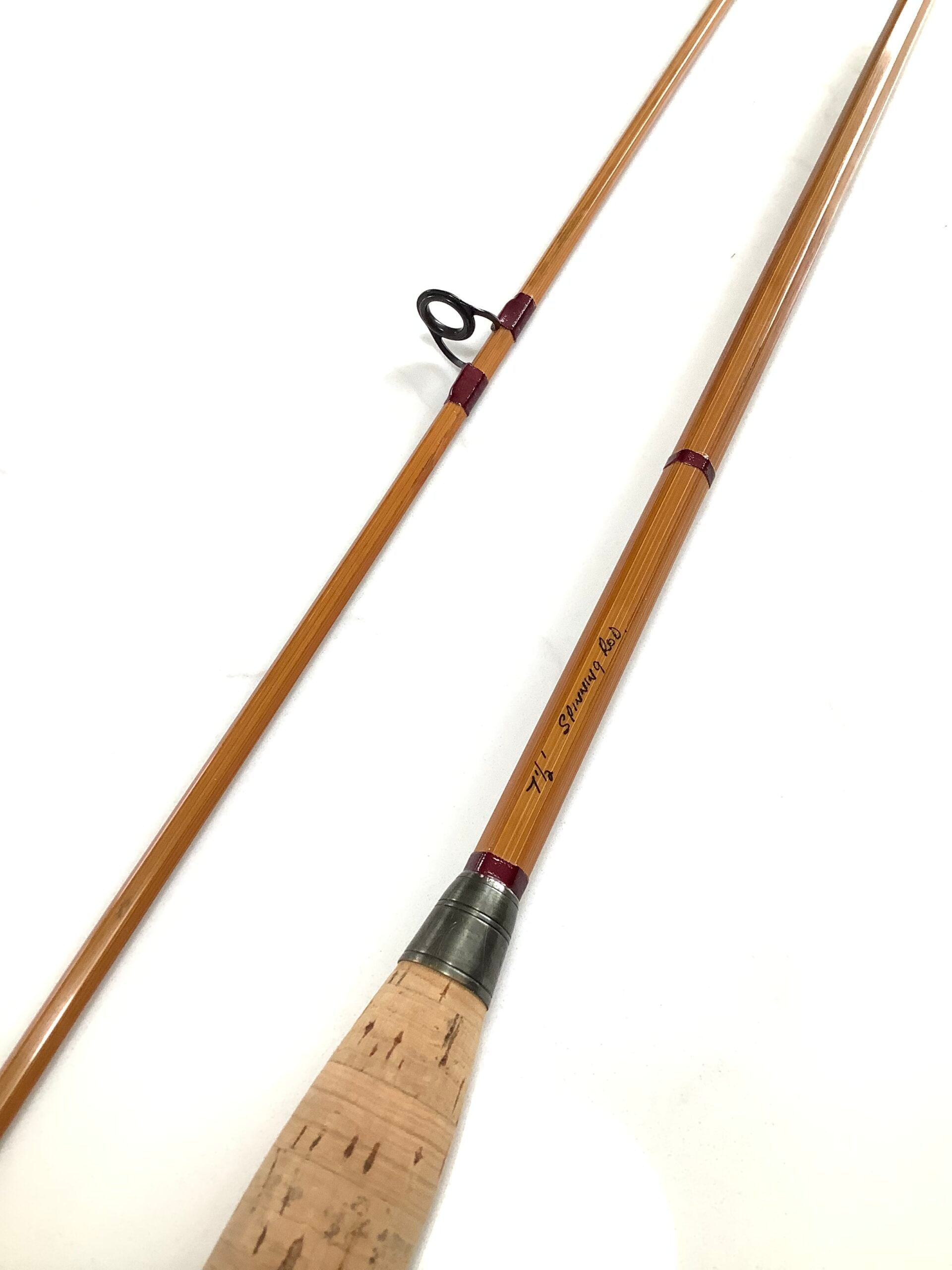Scarce PARTRIDGE Built Cane 7 1/2 ft casting rod