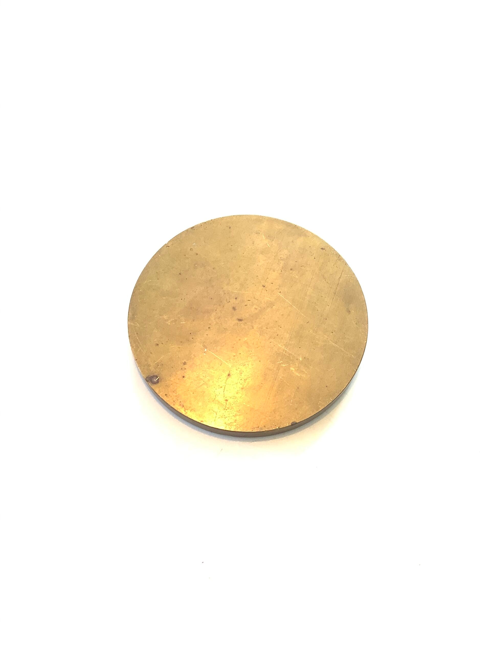 Rare Vintage James Purdey Brass Desk Top Paperweight
