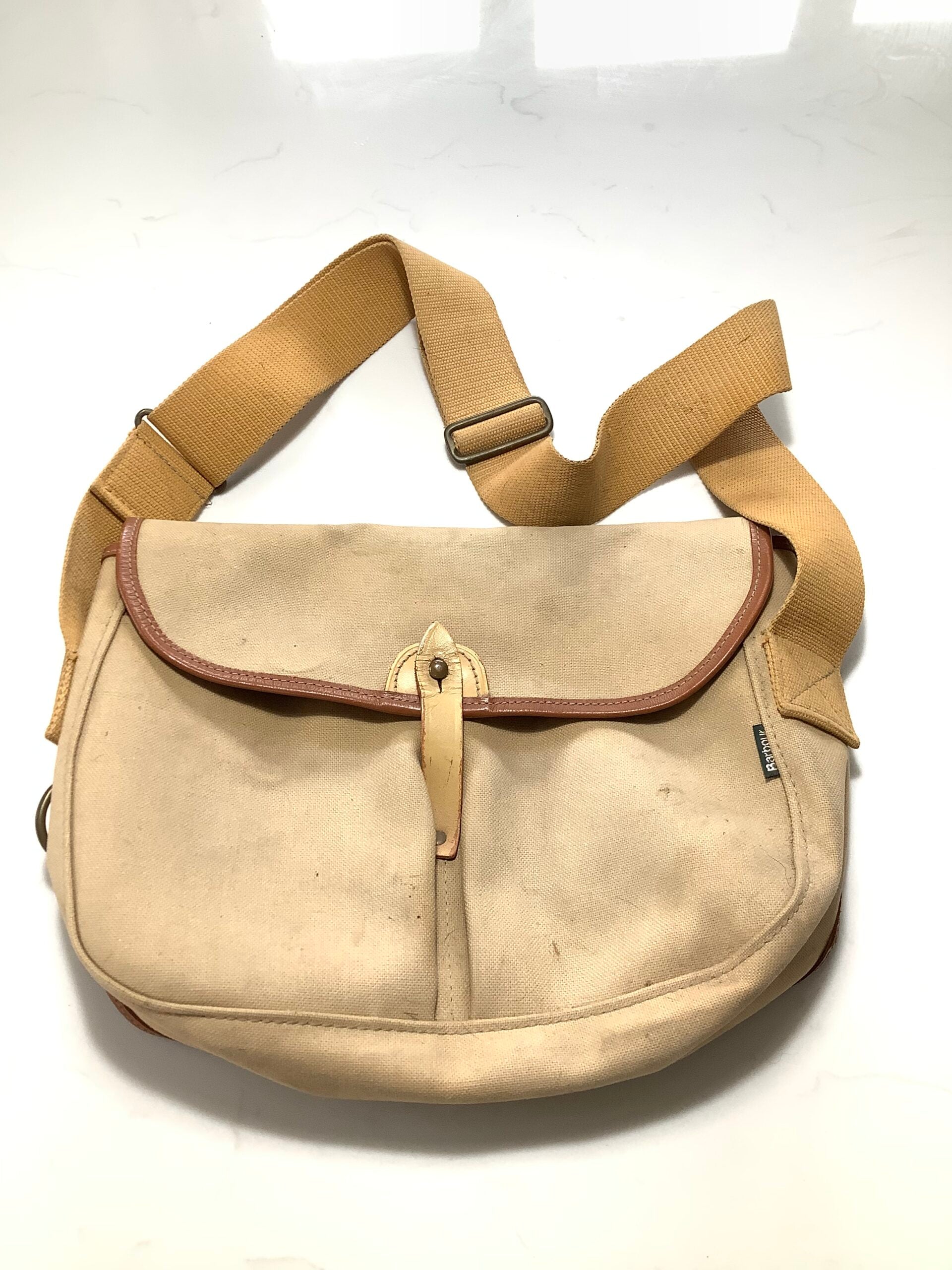 Vintage Traditional BARBOUR Anglers Bag