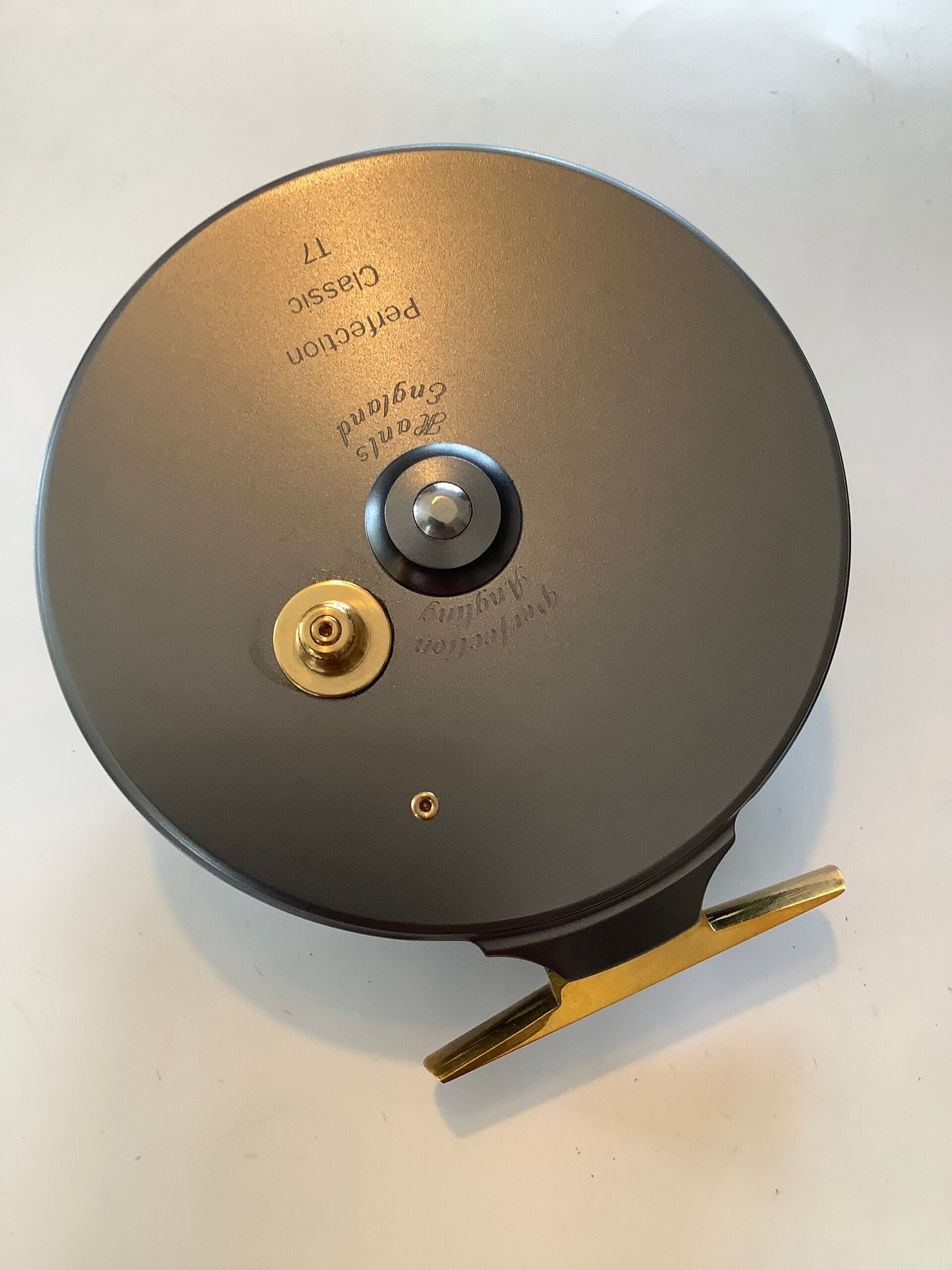 New Garry Mills “ Classic Perfection “ T7 4 1/2” Centrepin Reel