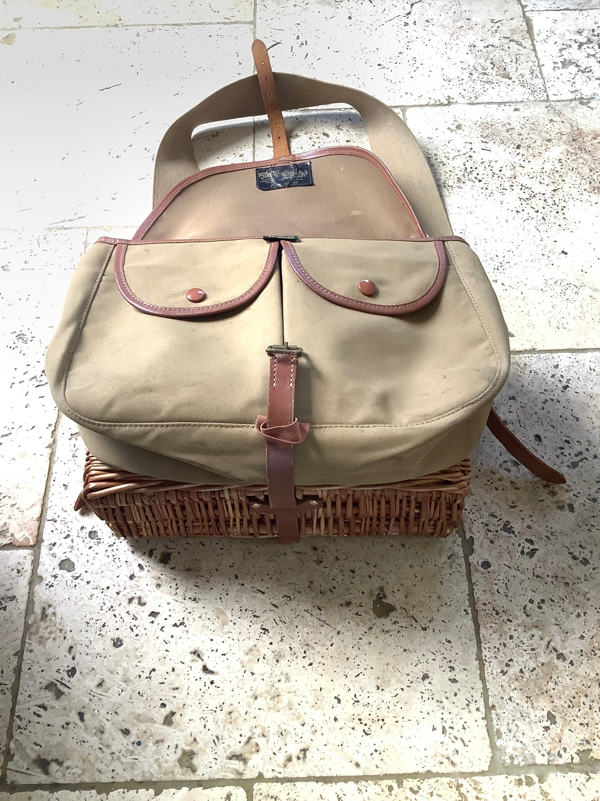 A Classic BRADY CONWEY Fisherman’s Carryall and Creel