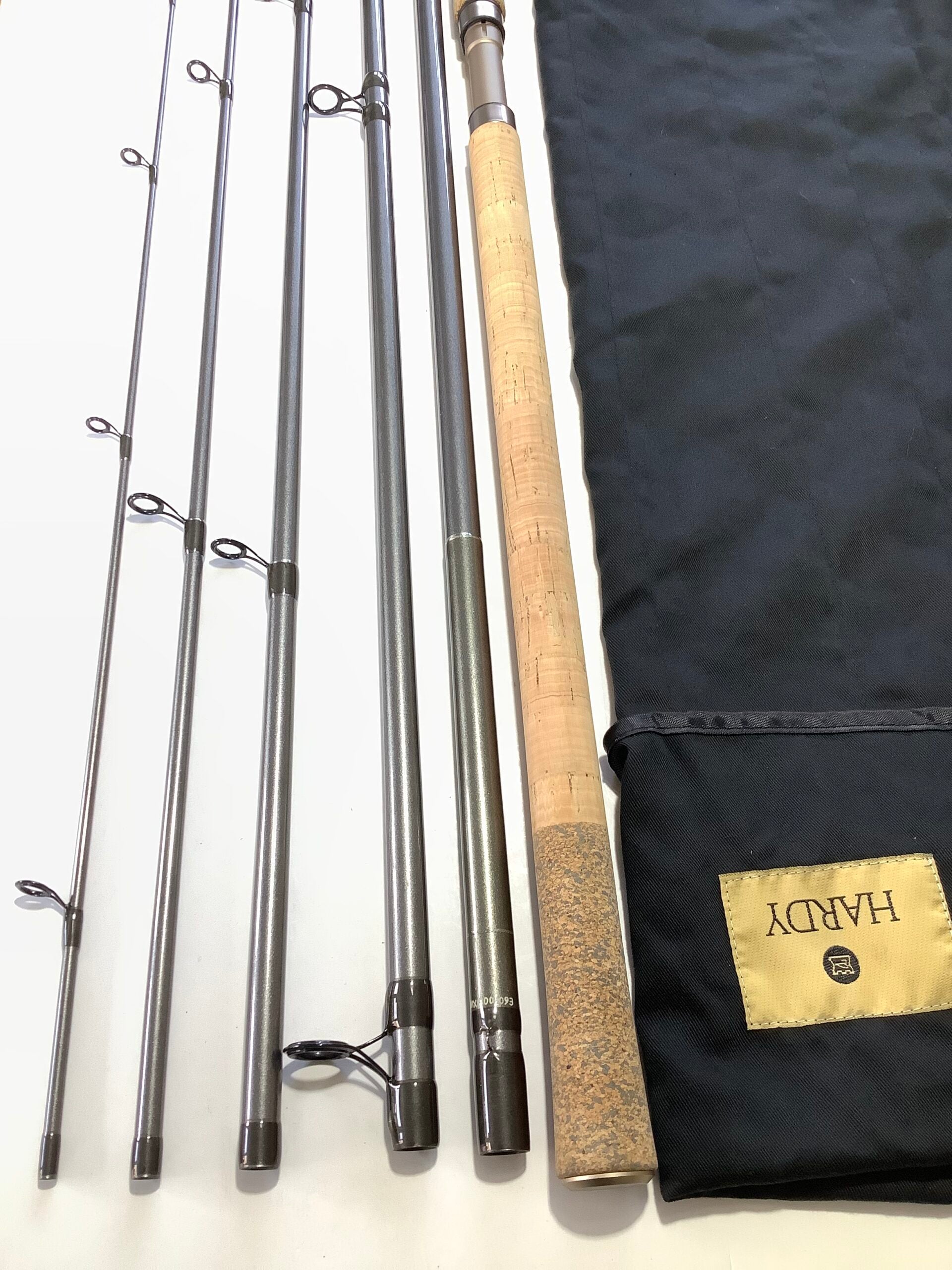 HARDY BROS MARKSMAN 6 x piece SMUGGLER 12ft XT ROD with Hardy Marksman Carrying Case