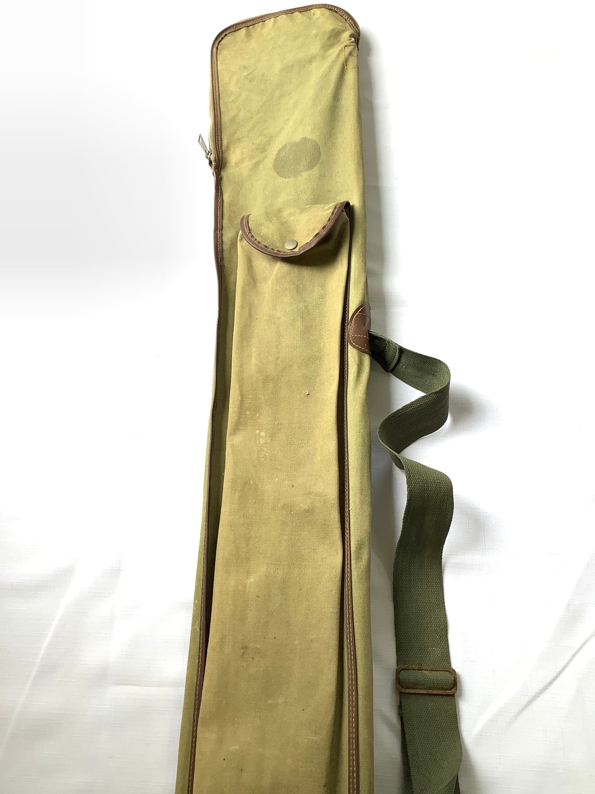 Vintage EFGEECO Canvas Rod Hold-all