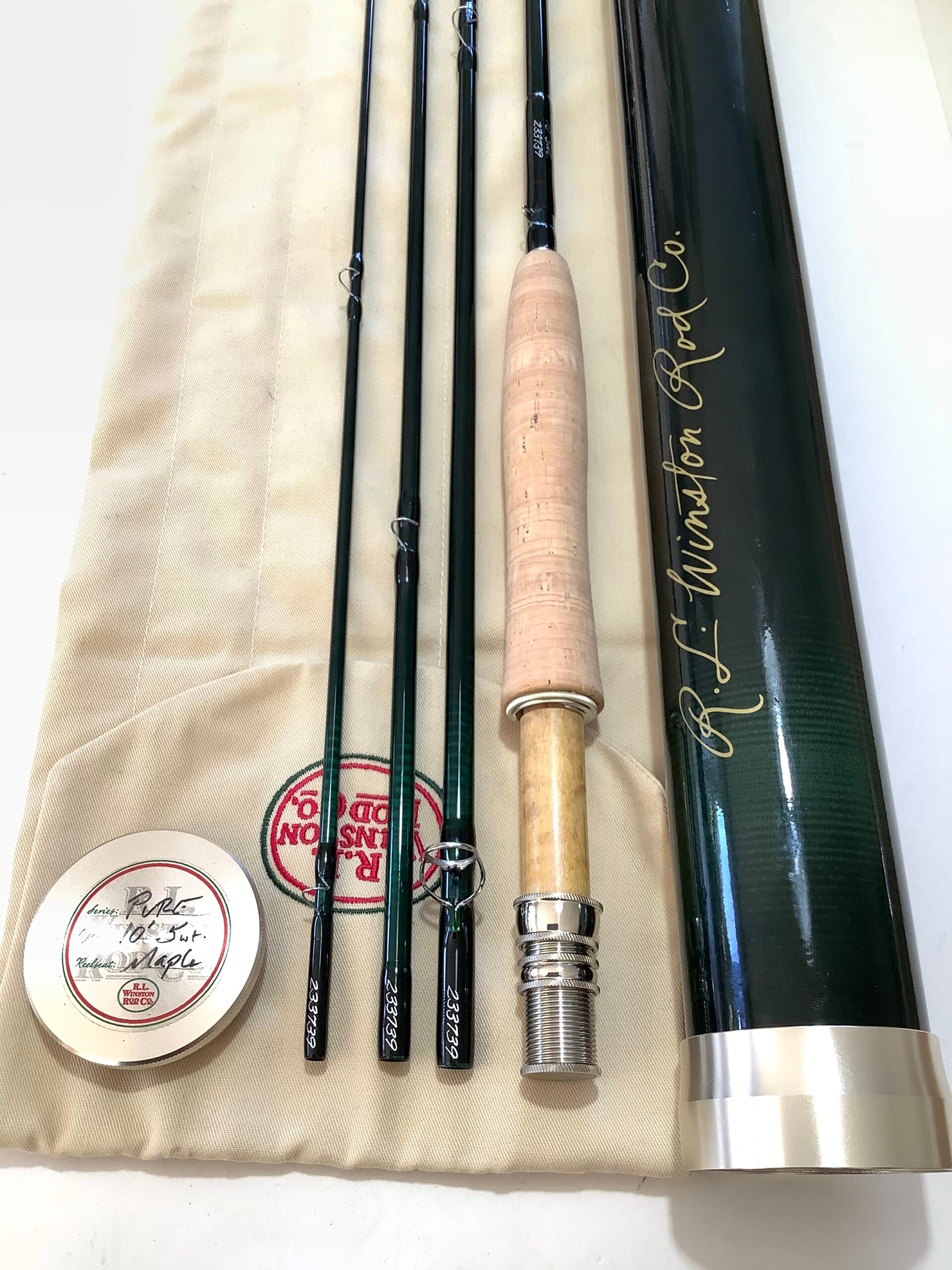 WINSTON “ PURE” Maple Reel Seat 10ft #5 Fly Rod