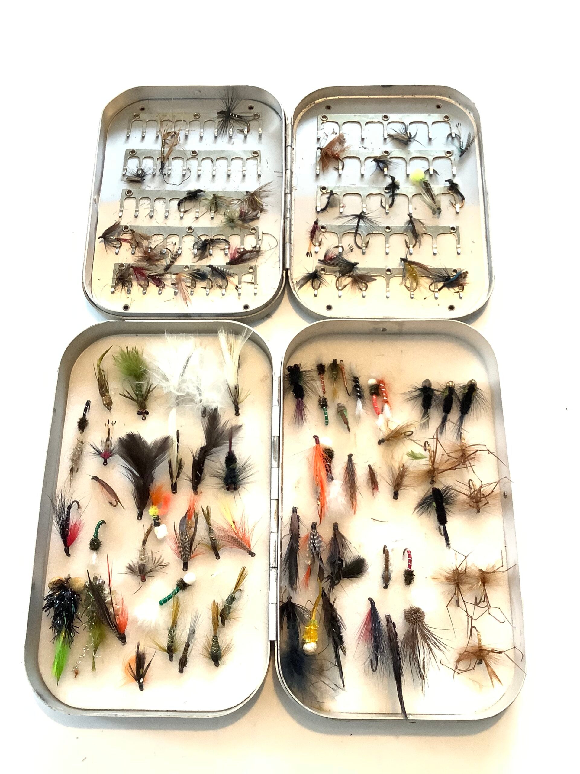 Two Richard Wheatley alloy fly boxes