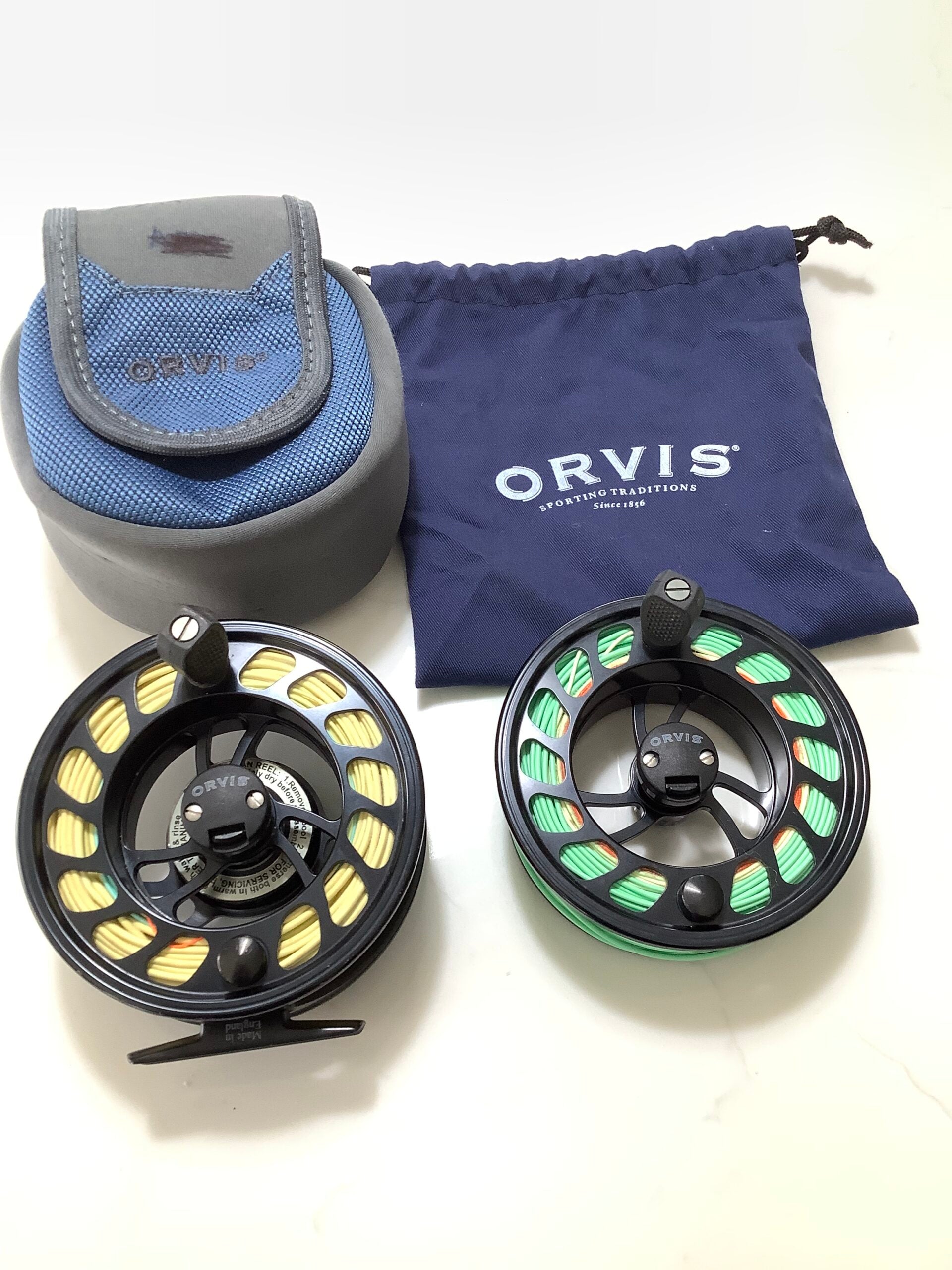 ORVIS MACH V Salmon Fly Reel + Spool – Antique & Vintage Fishing Tackle