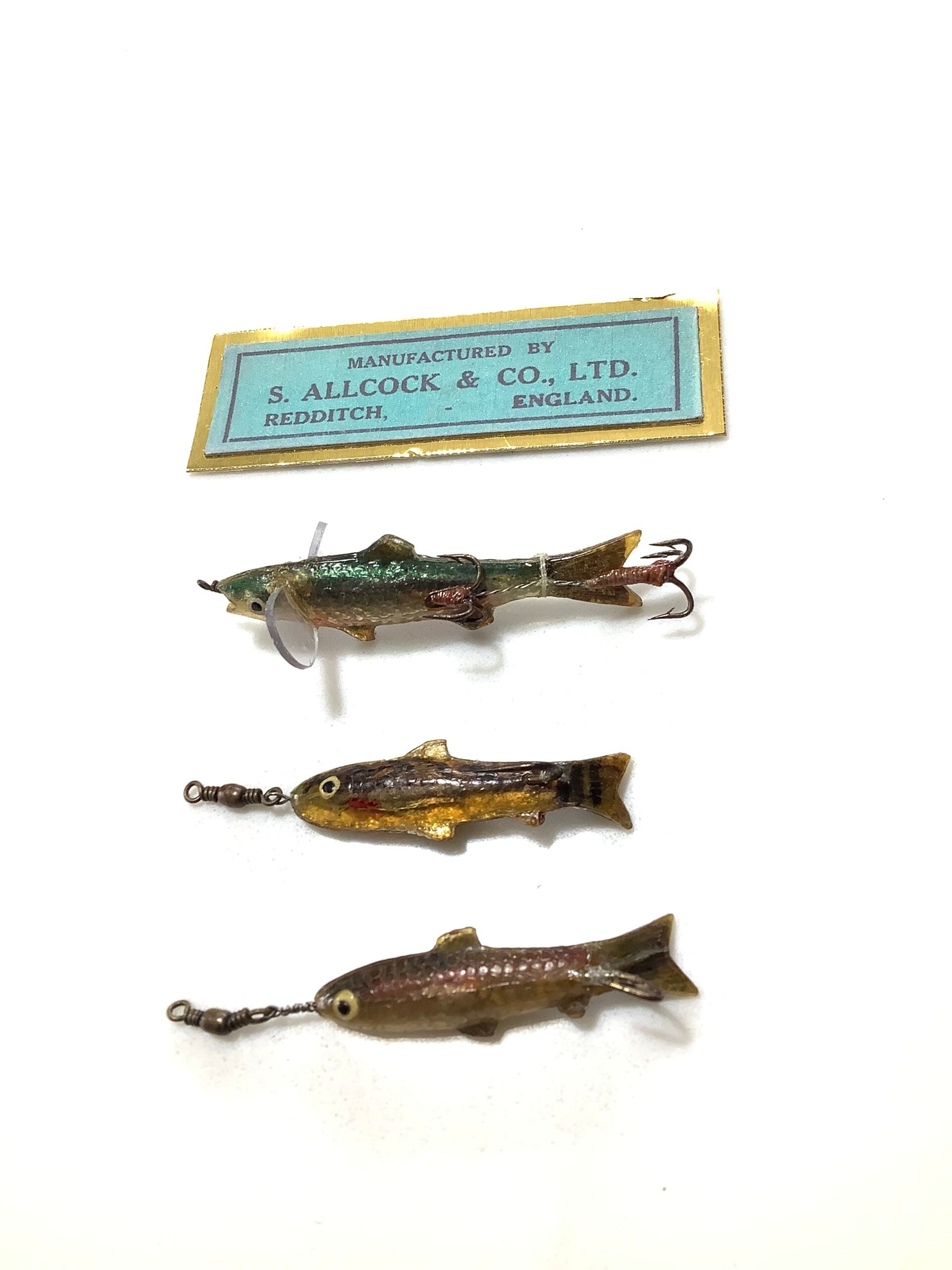Vintage Allcock TRUE FORM Minnows new unused