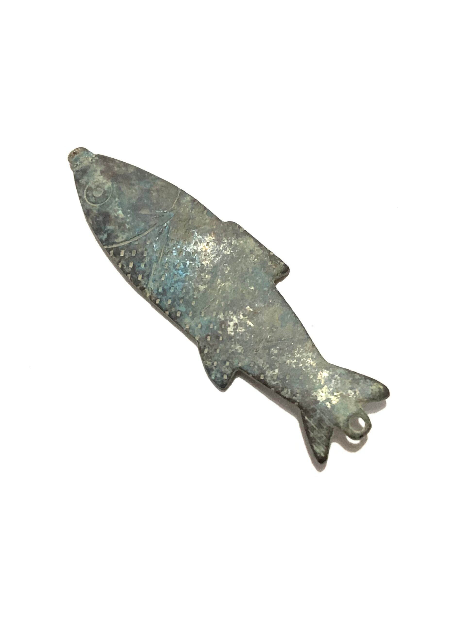 Very Rare Roman 300-400 AD Bronze Fish