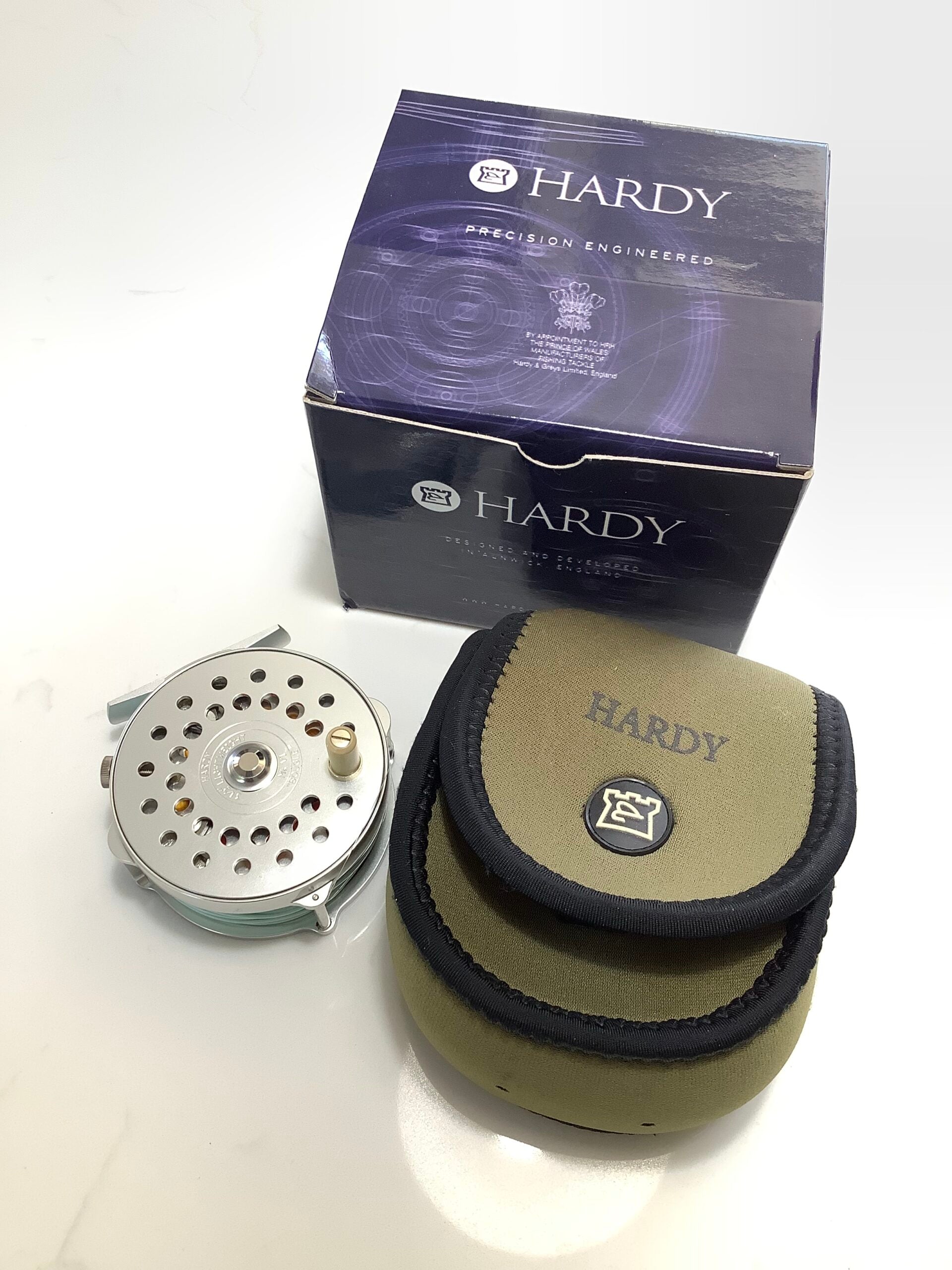 Hardy Bros BOUGLE 3 1/2 MKVI Lightweight Fly Reel with new line