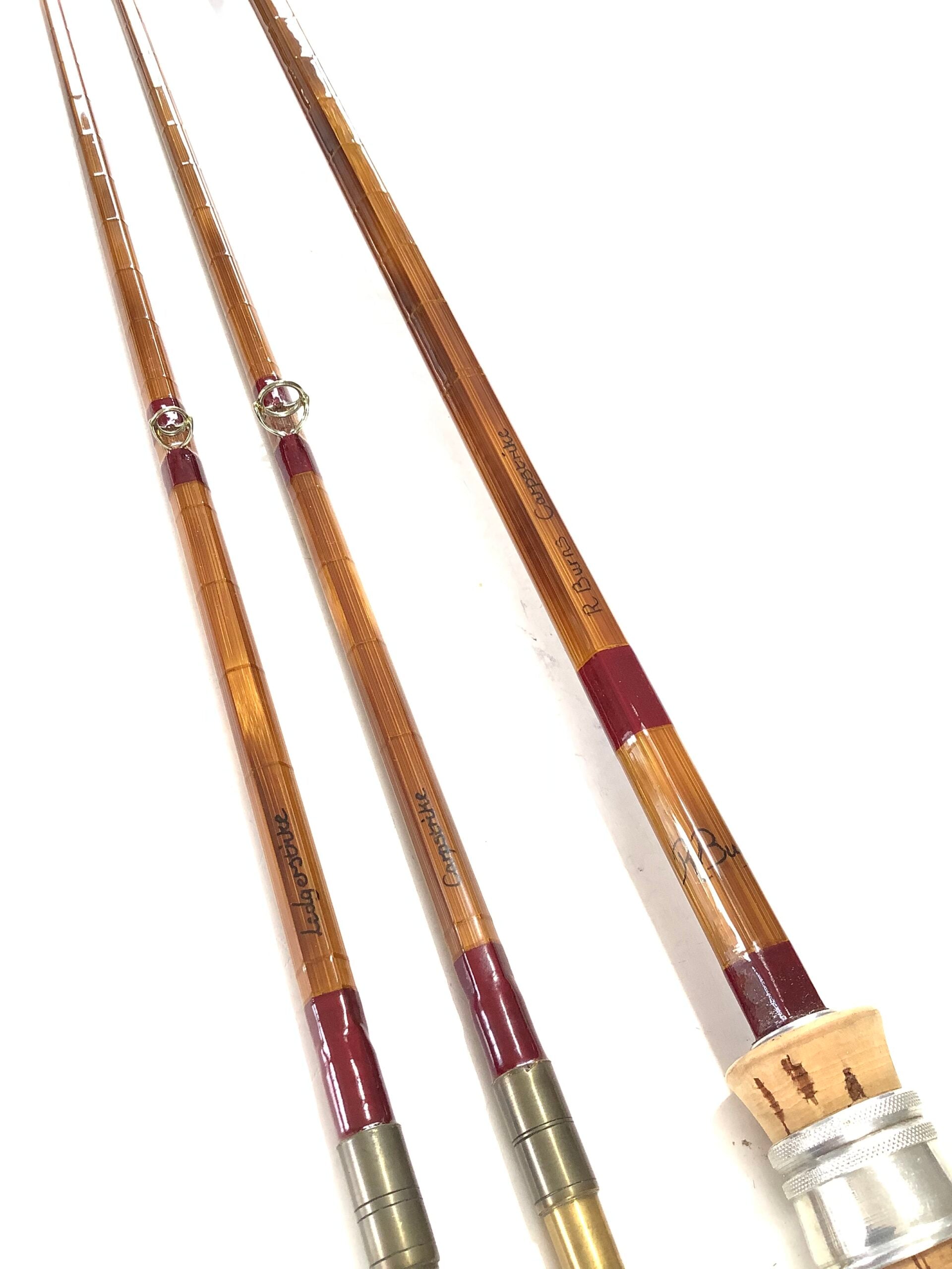 RYAN BURNS “ CARPSTRIKE” Built Cane Rod Two Tips