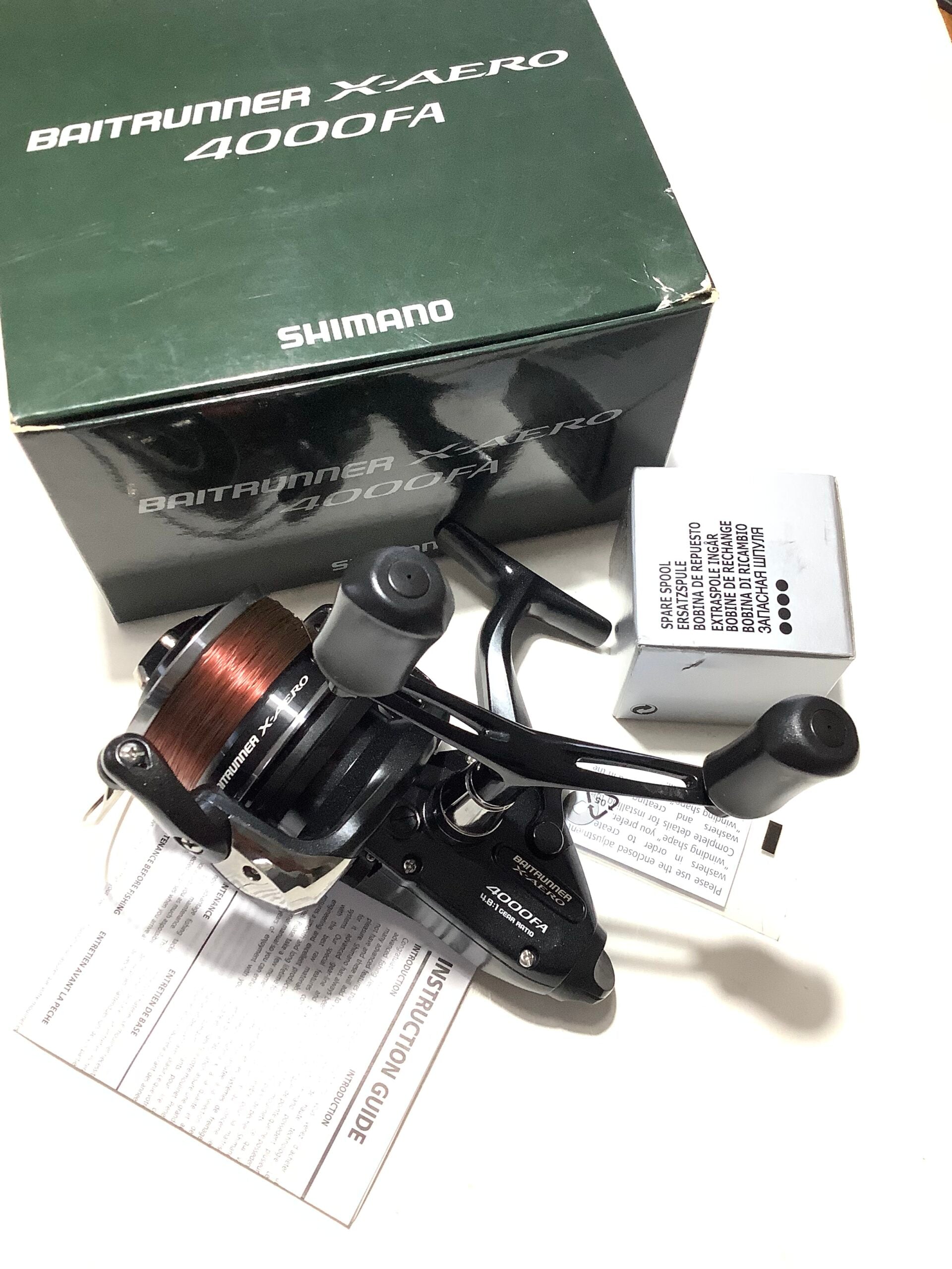New SHIMANO 4000FA X-AERO Baitrunner Reel