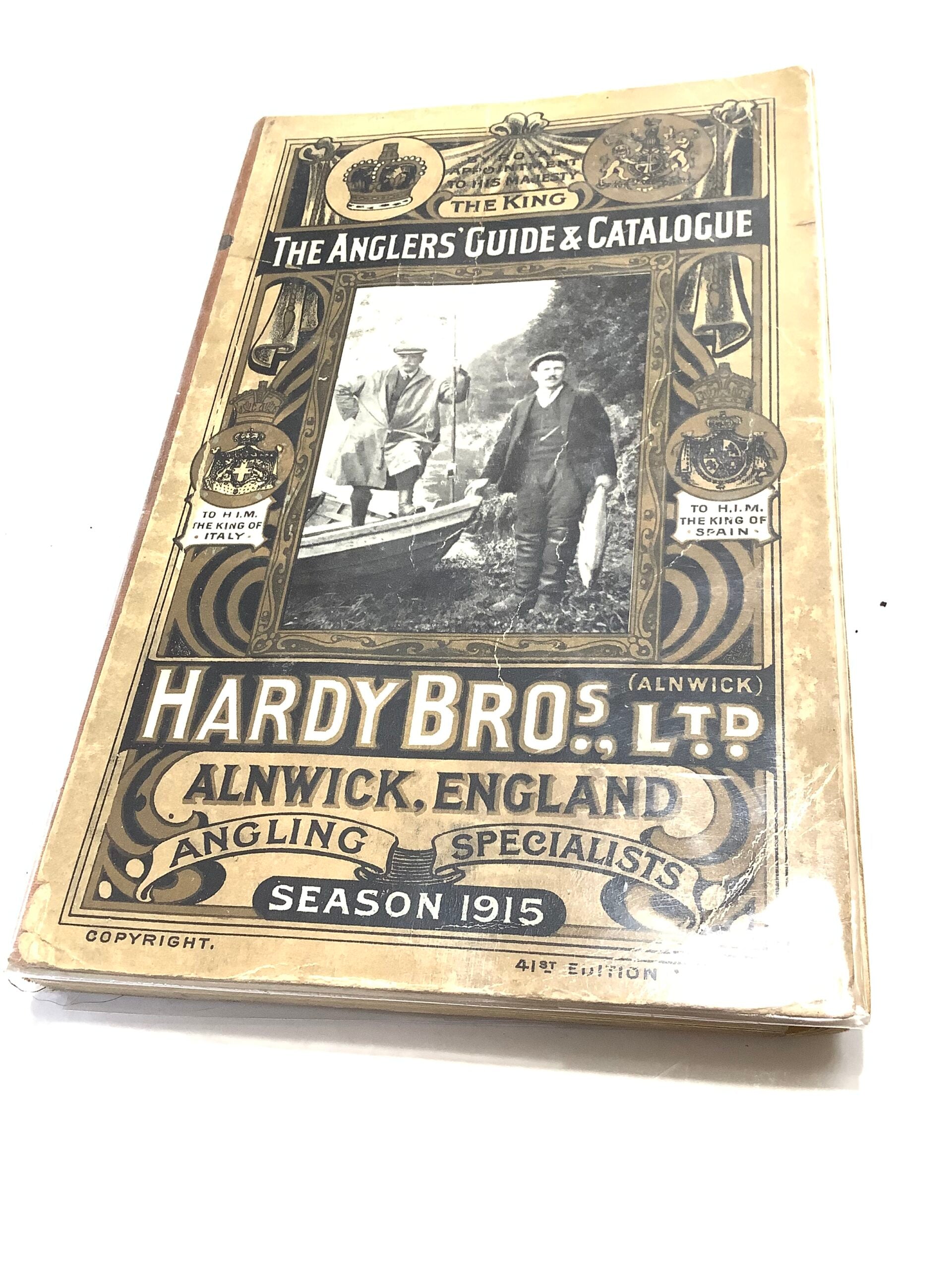 Antique HARDY BROS ANGLERS GUIDE 1915 Rare