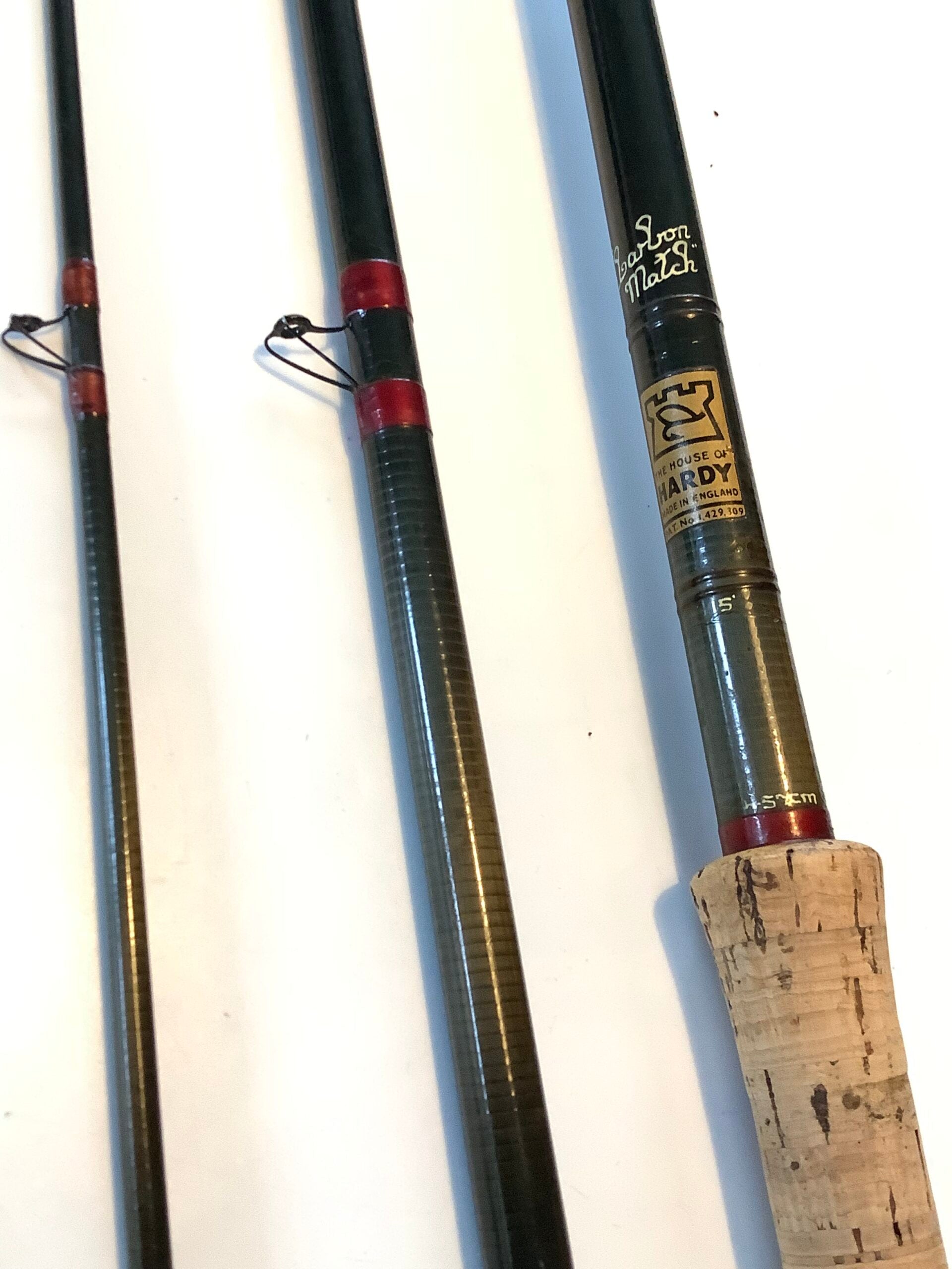 RARE 15ft HARDY BROS CARBON MATCH ROD