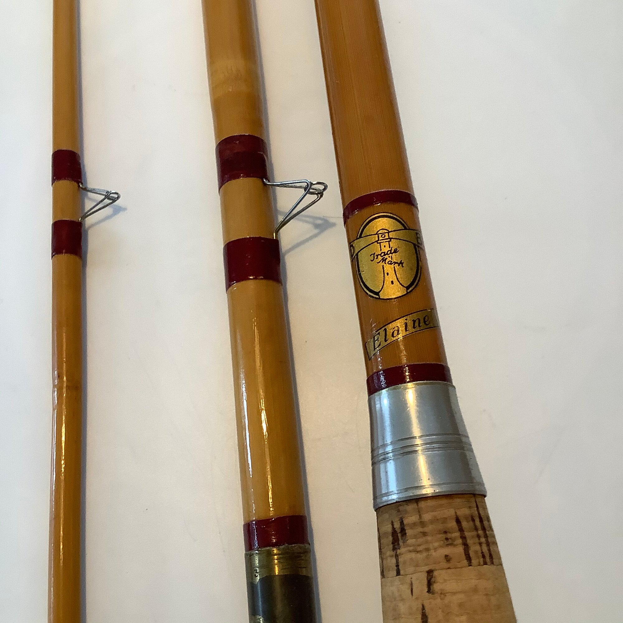Rare Dawson’s of Bromley “Elaine” whole and built cane tip 14ft float rod