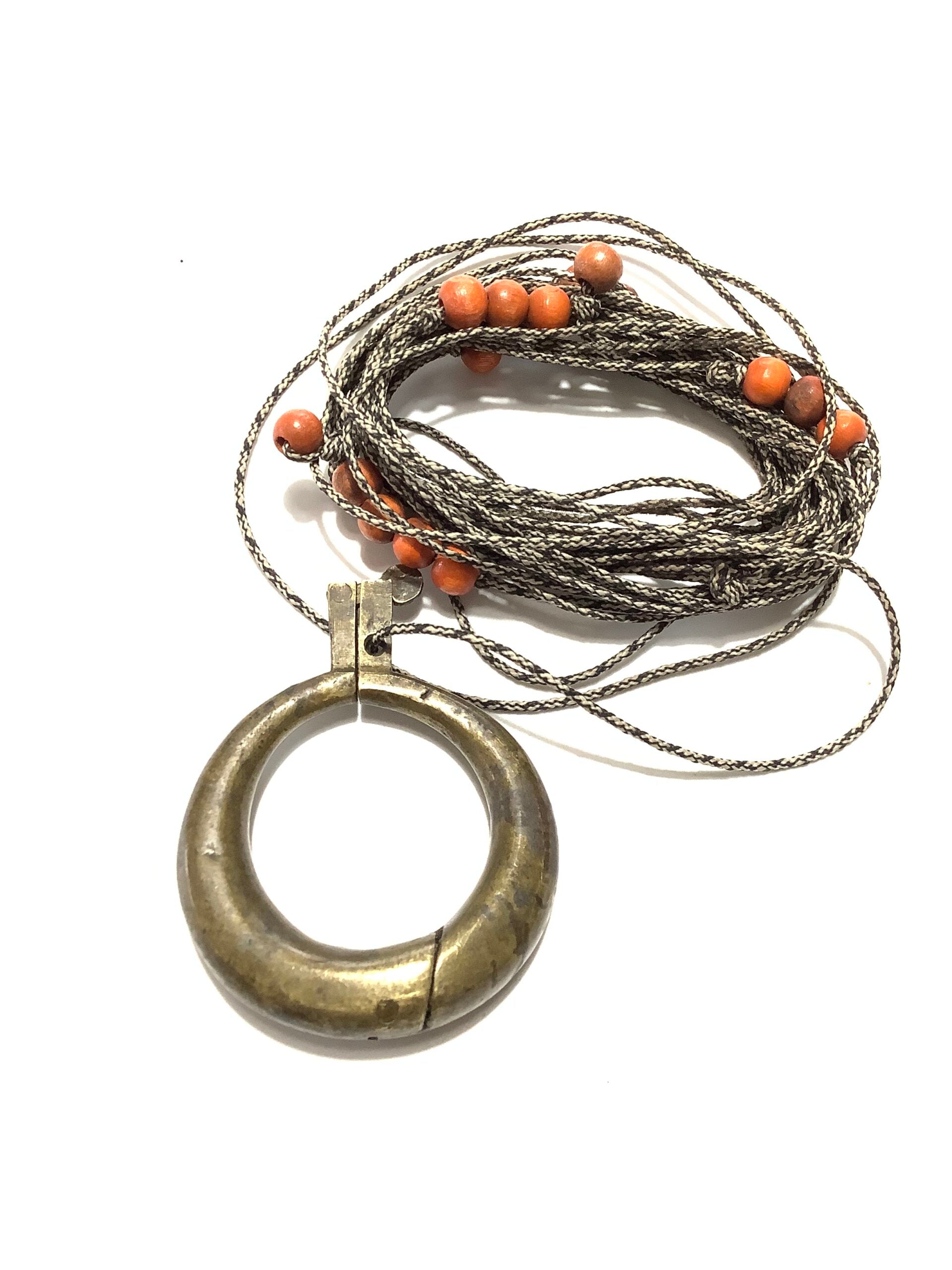 Antique Anglers Brass Clearing Ring