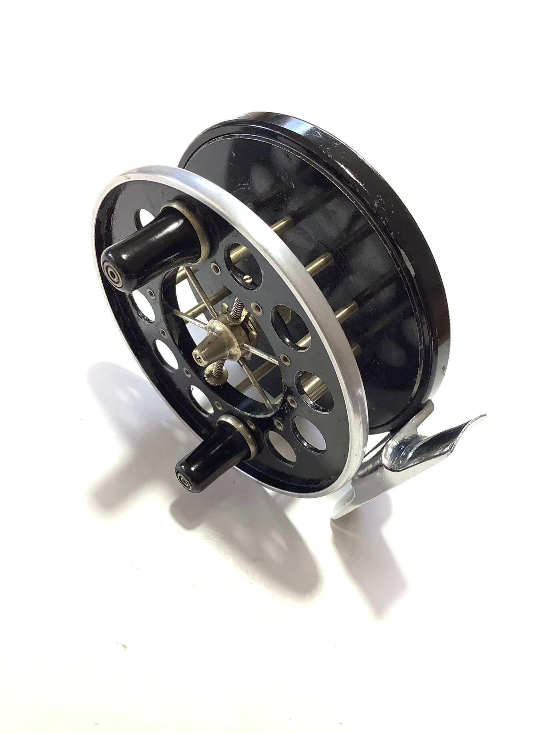 Vintage Allcocks Aerial 3 3/4” Wide Drum Centrepin