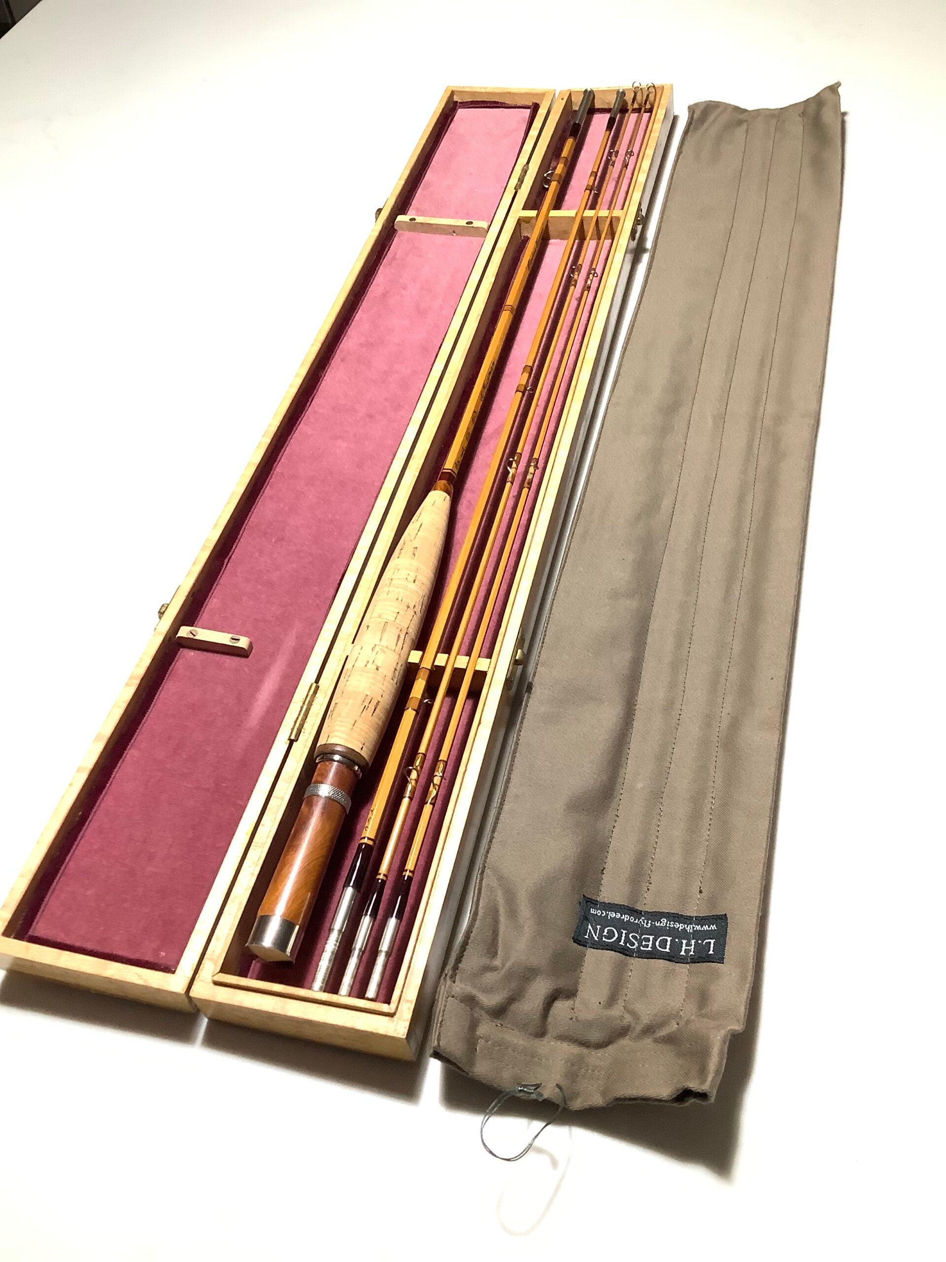 Leen Huisman L.H.Design Presentation Built Cane 6ft 6” Fly Rod
