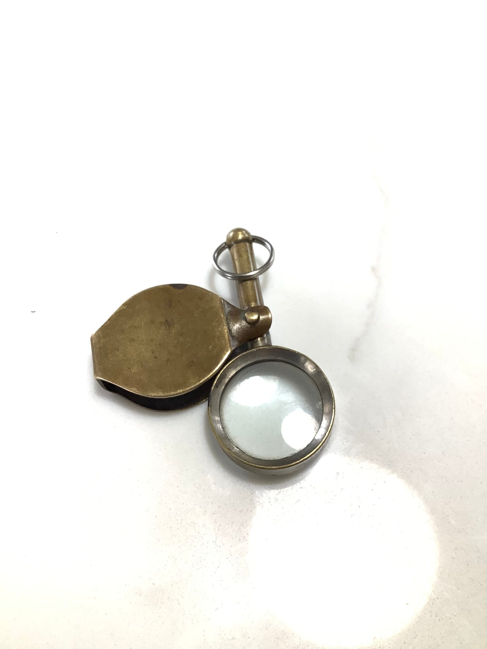 Antique Brass Fly fisherman's Magnifier