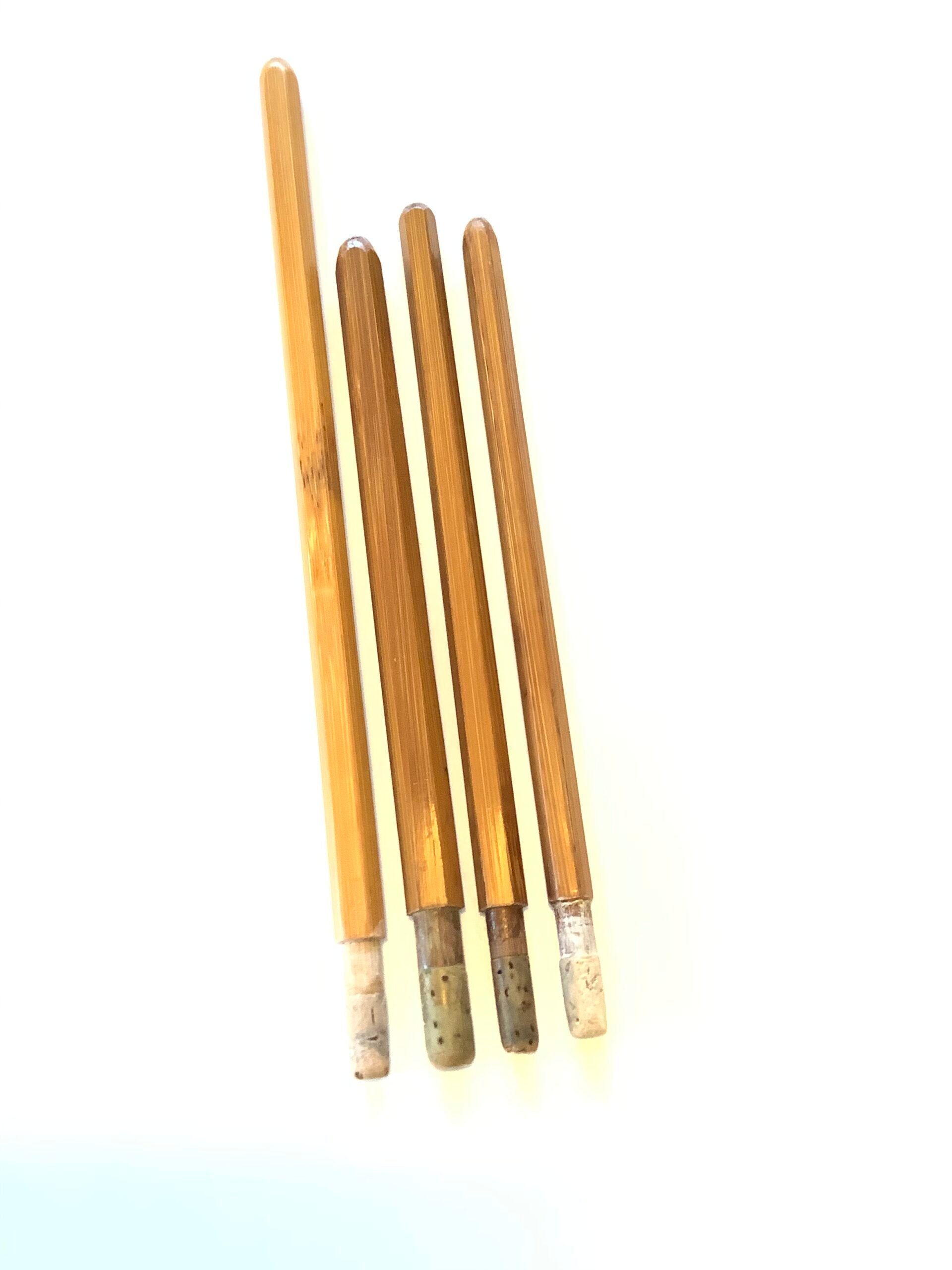 Built cane staggered ferrule stoppers for Pezon Michel rods